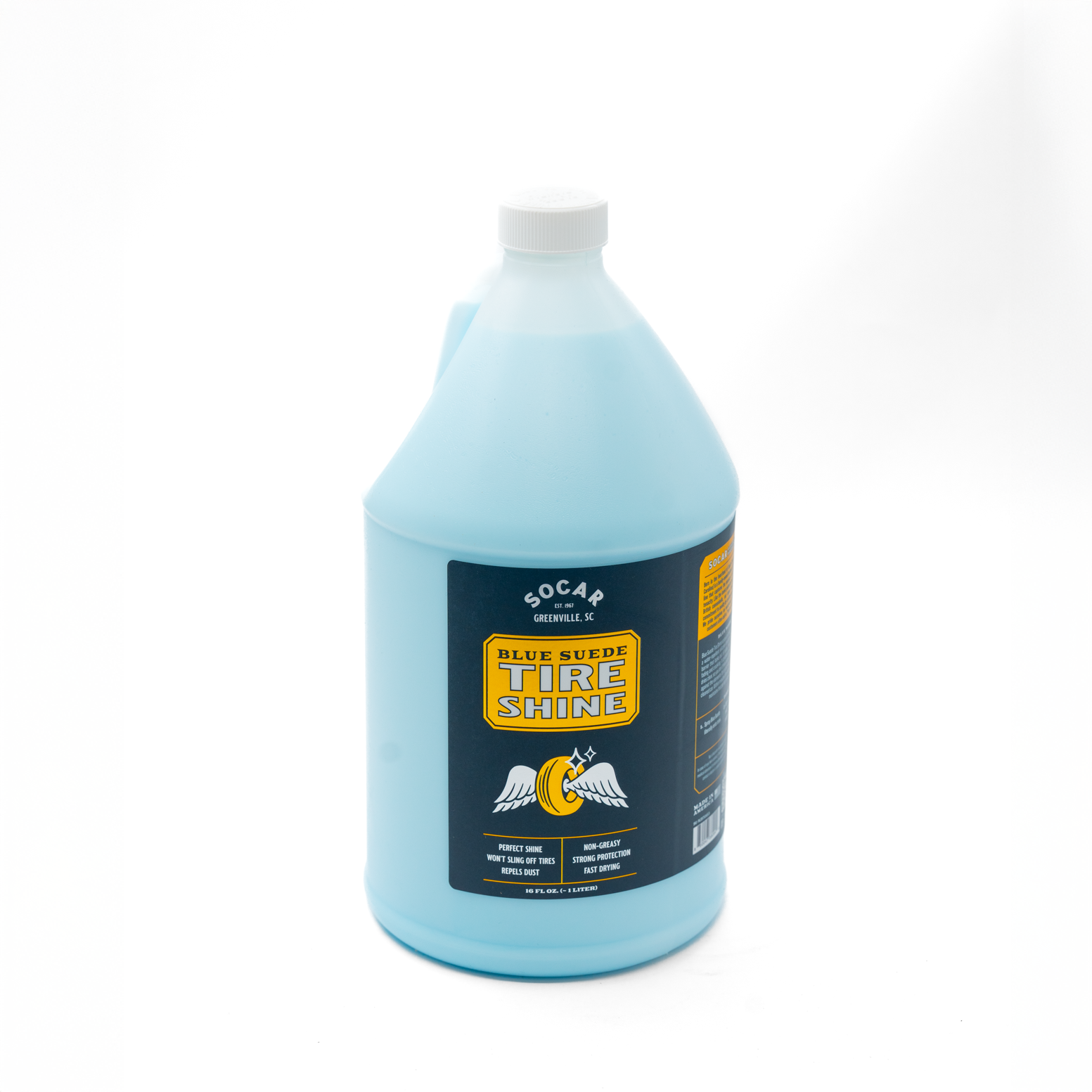 Blue Suede Tire Shine with Protect Shield Formula™ detail image - Resin Society