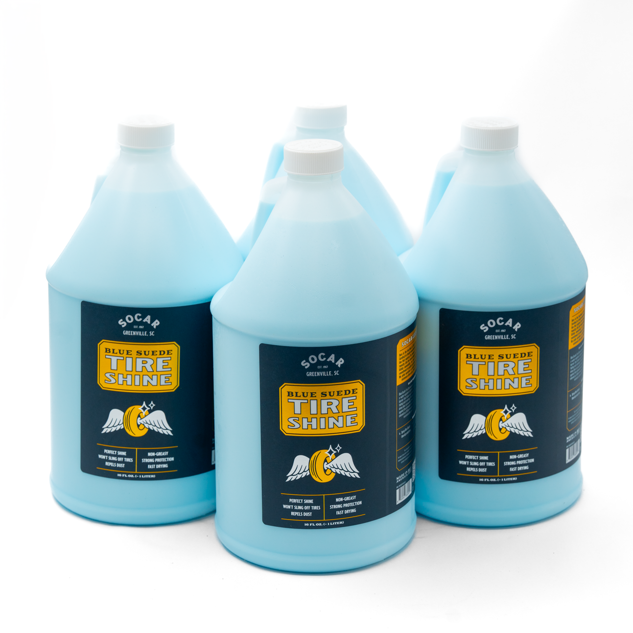 Blue Suede Tire Shine with Protect Shield Formula™ detail image - Resin Society