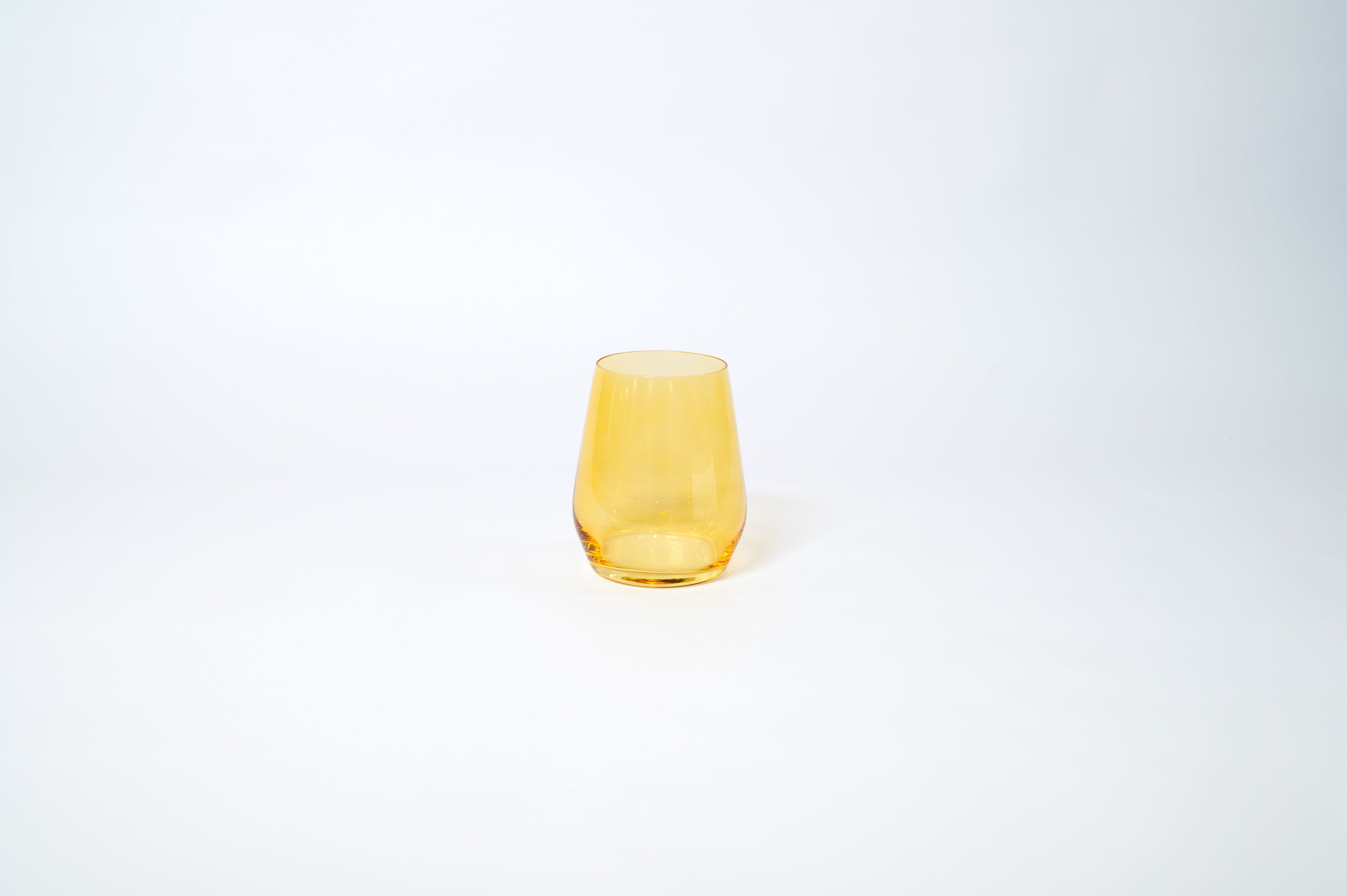 Sunshine Yellow - Colored Wine Glass