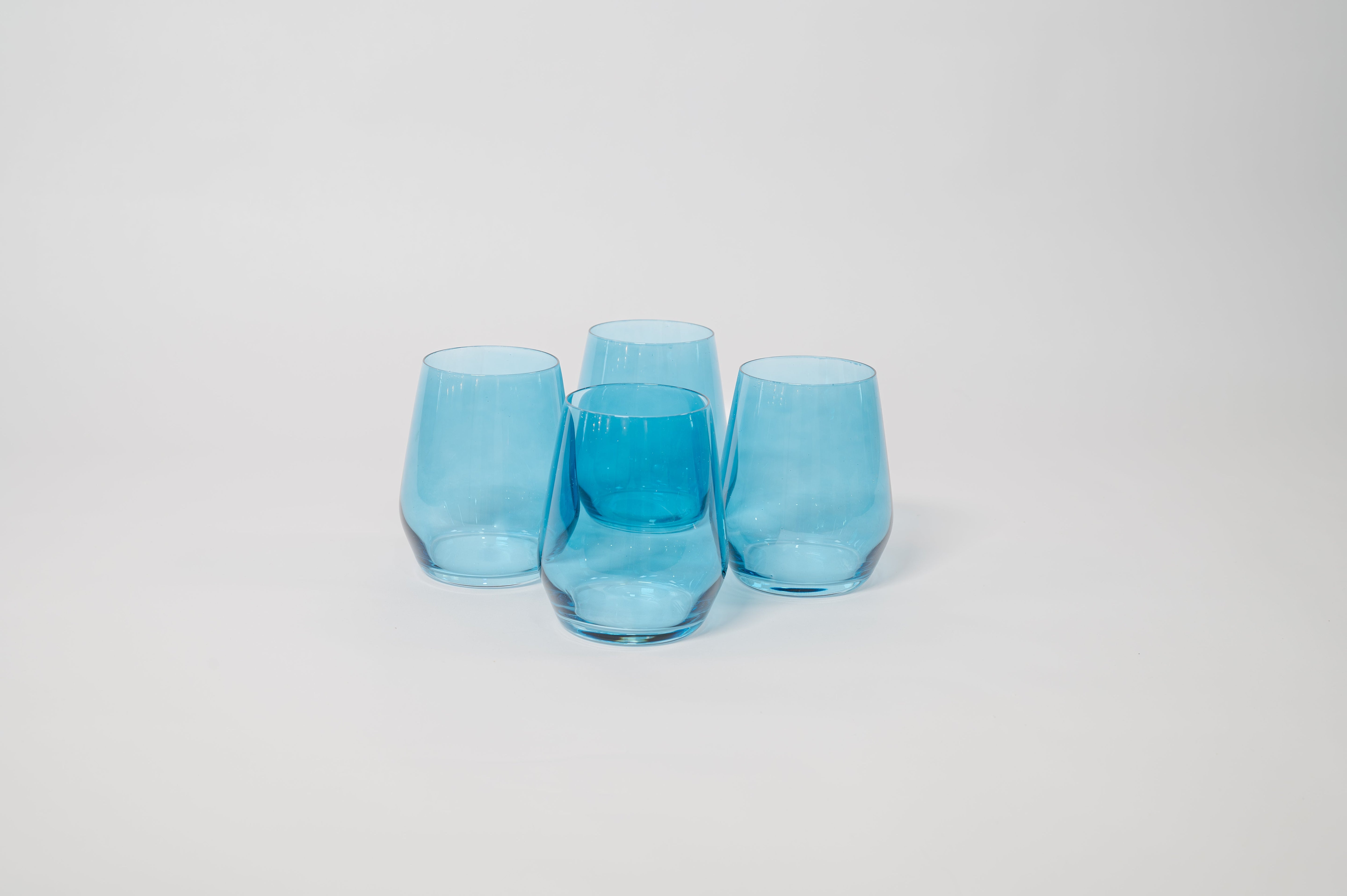 Blue Lagoon - Colored Wine Glass