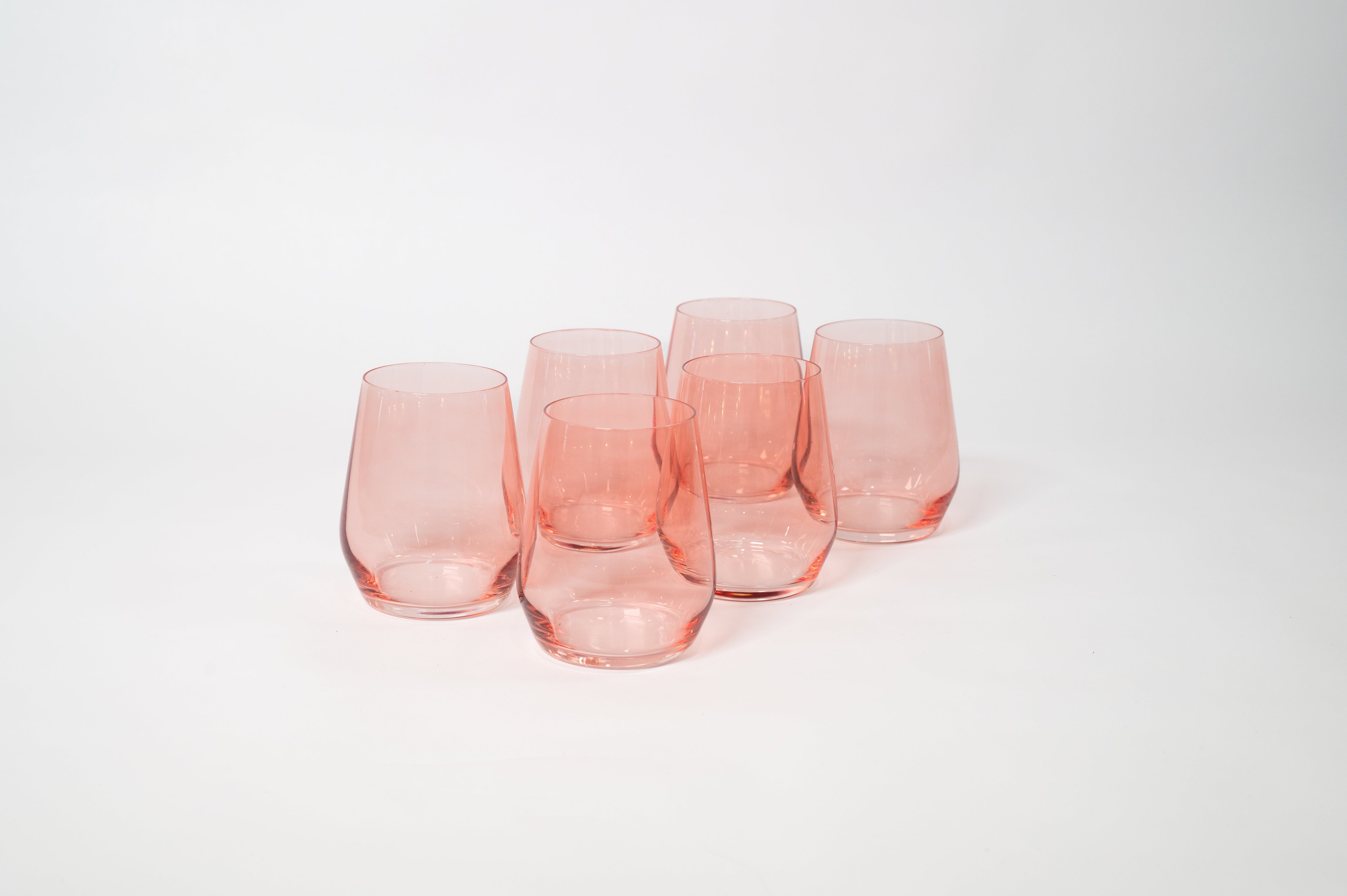 Tickle Me Pink - Colored Wine Glass