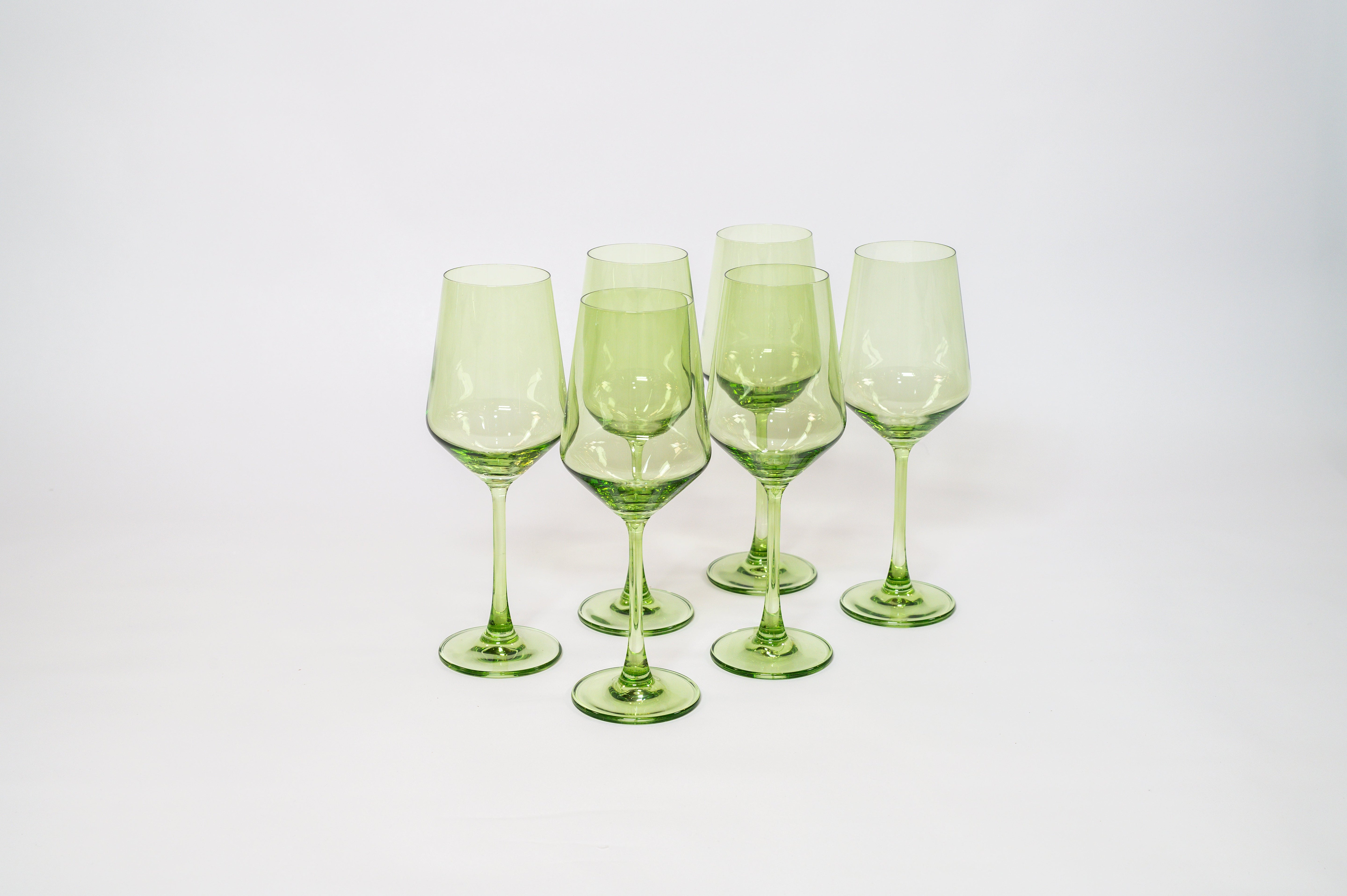 Matcha Green - Stemless Colored Wine Glass