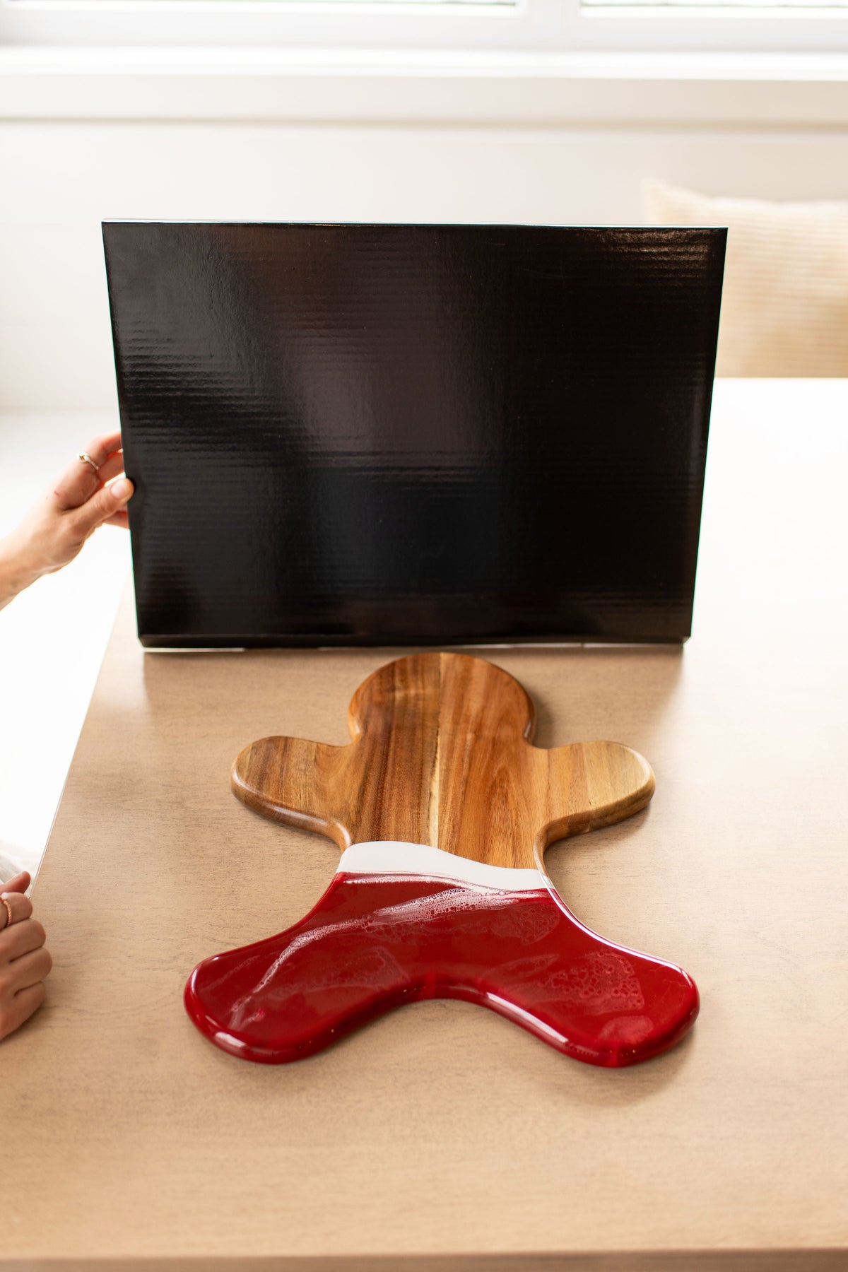 NEW!!! Gingerbread Man Charcuterie Board and Ceramic Tray