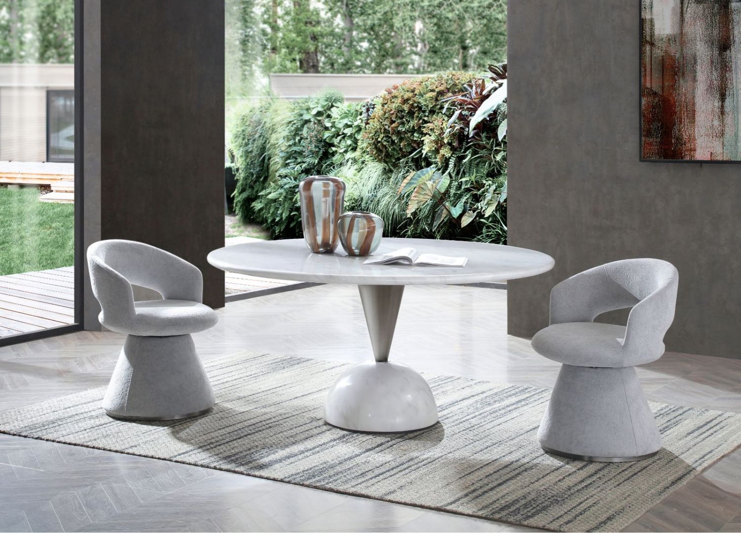 Olympia Round Dining Table detail image - Resin Society