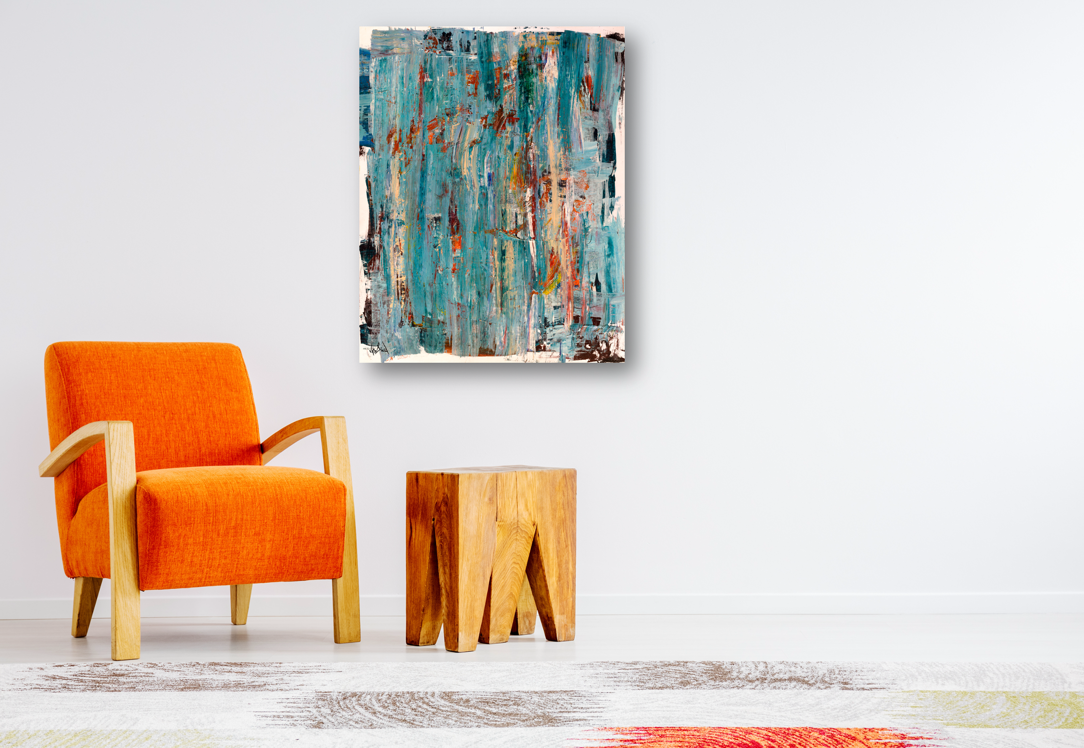 Dancing Water Artist Enhanced Canvas Print by John Beard Collection - product image 4 for Resin Society