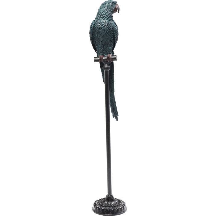 Deco Figurine Parrot Bluegreen