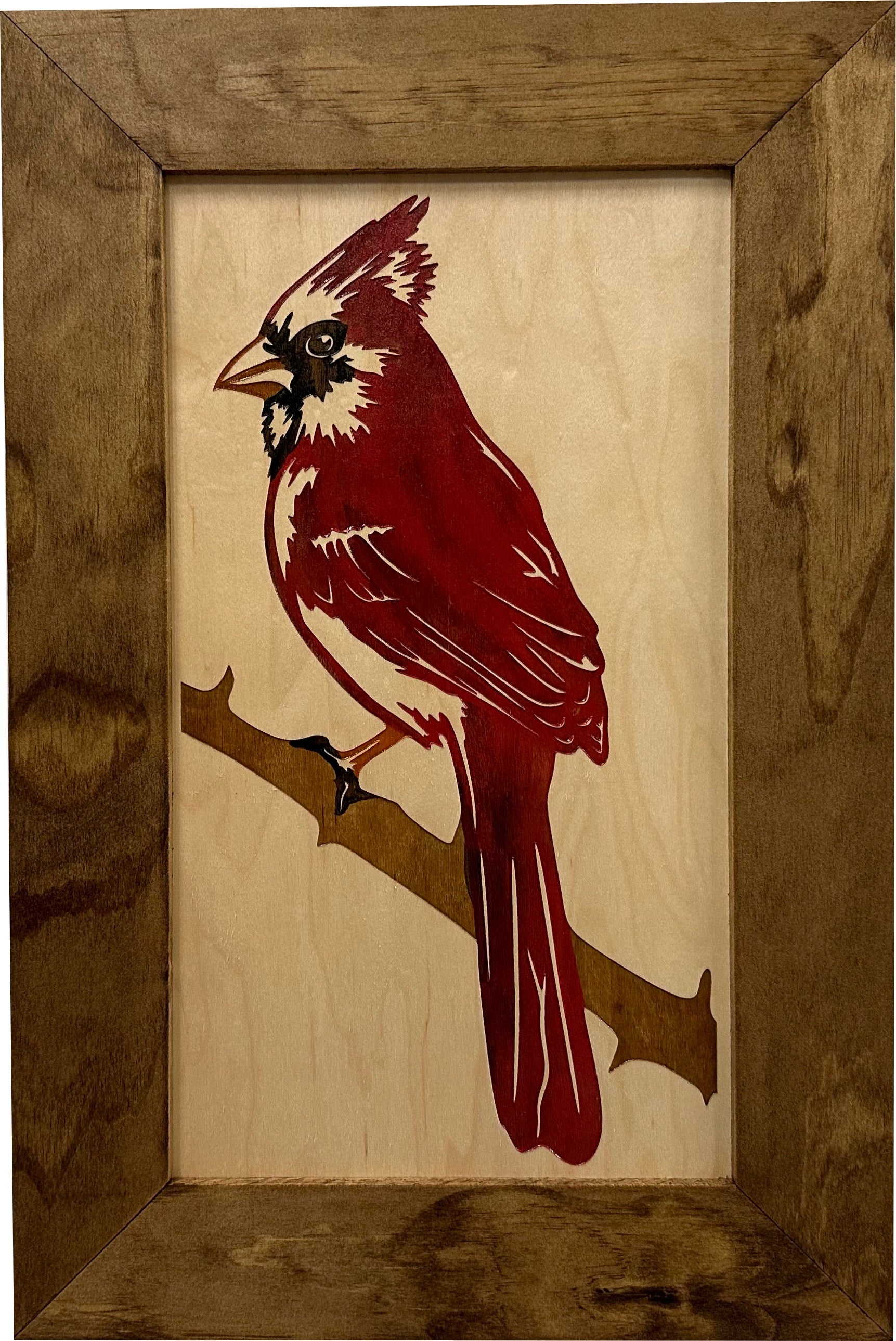 Red Cardinal Bird Gun Concealment Furniture by Bellewood Designs - product image 10 for Resin Society