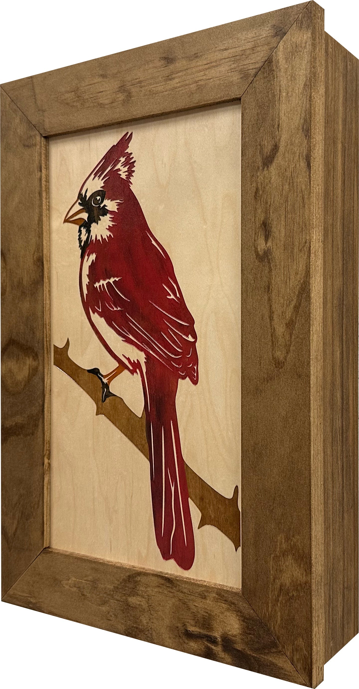 Red Cardinal Bird Gun Concealment Furniture by Bellewood Designs - product image 16 for Resin Society