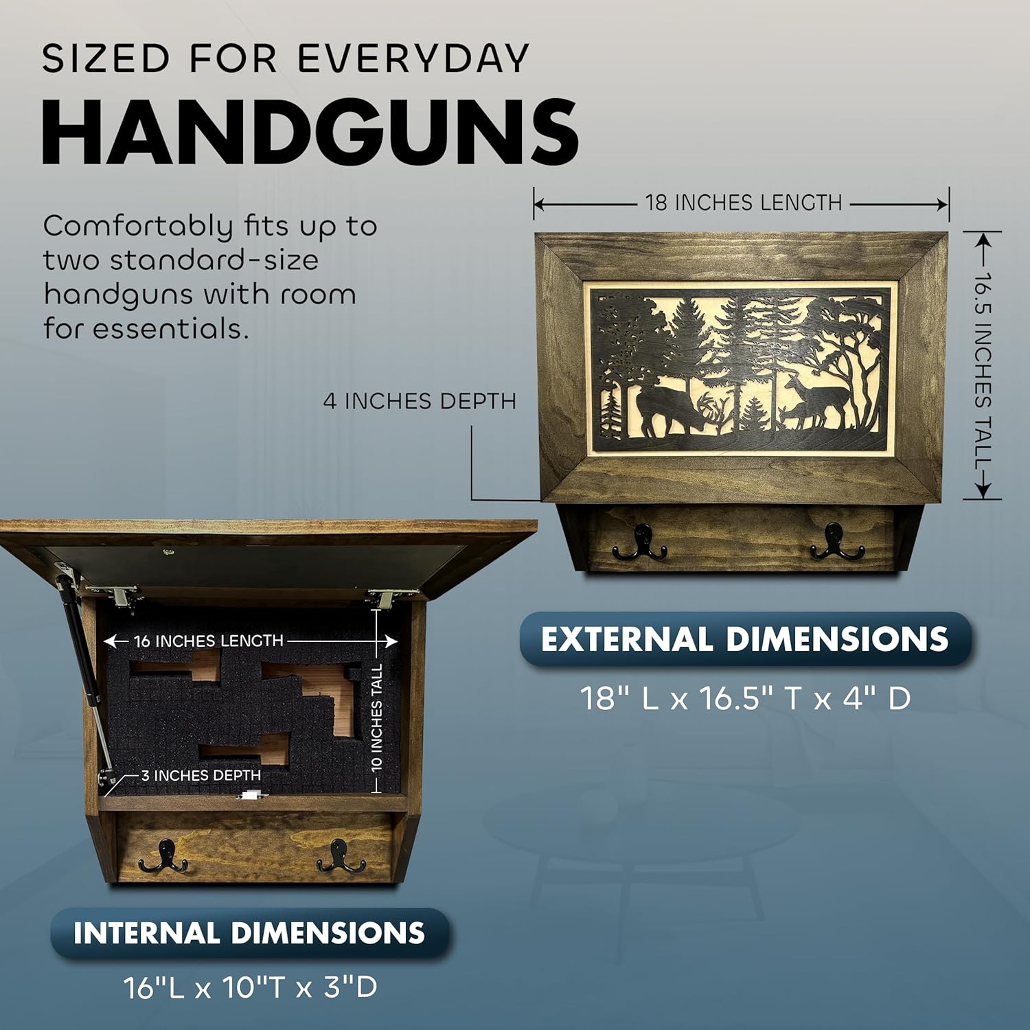 Gun Concealment Furniture by Bellewood Designs - product image 7 for Resin Society