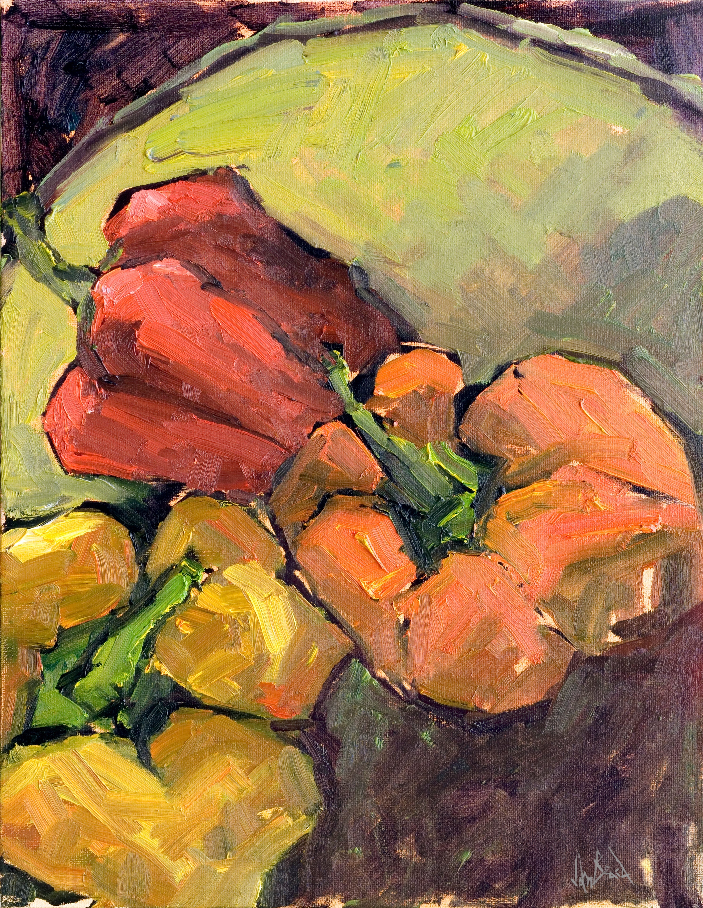 Delicious Artist Enhanced Canvas Print by John Beard Collection - main product image for Resin Society