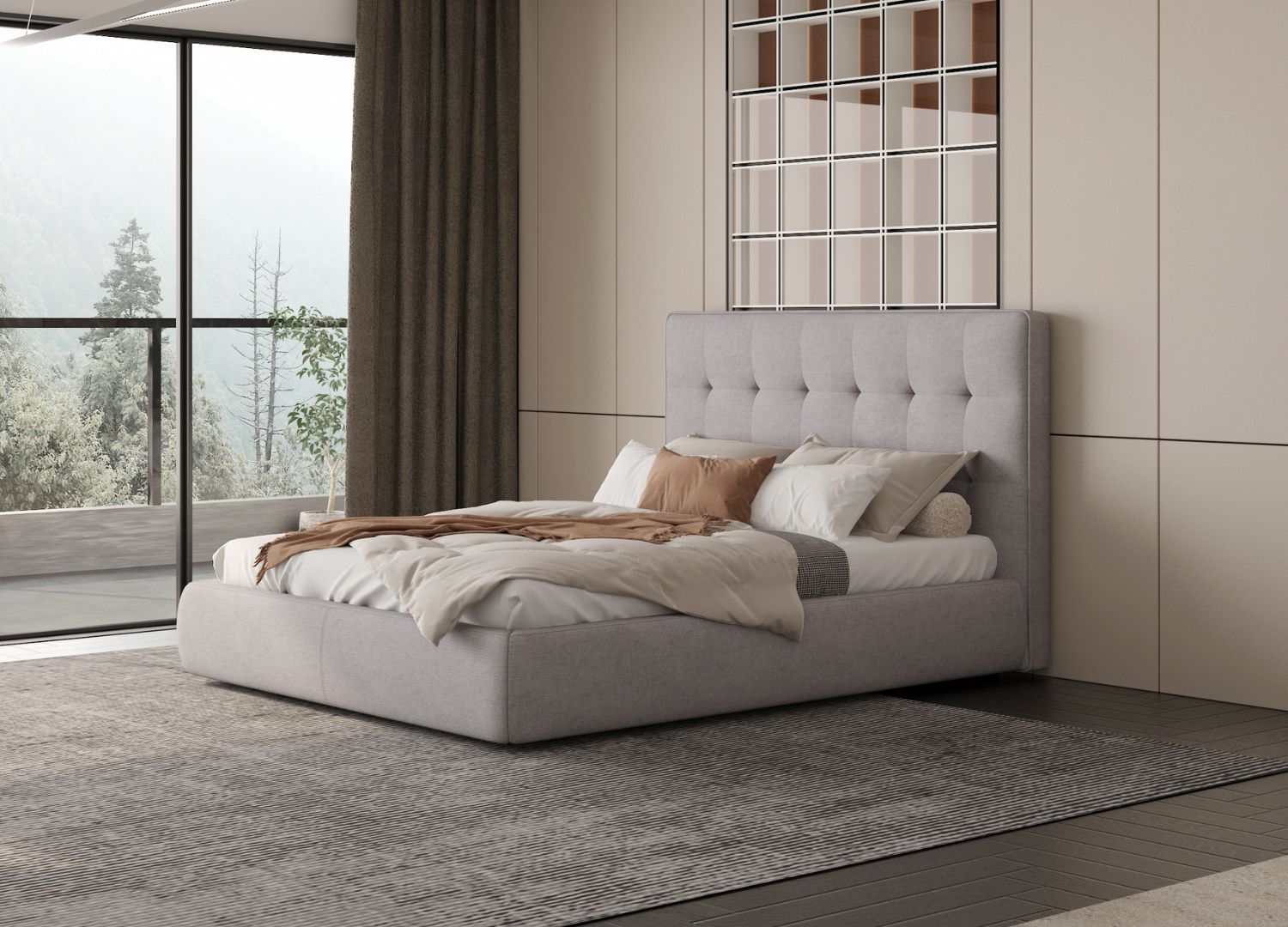 Dexter Queen Bed detail image - Resin Society