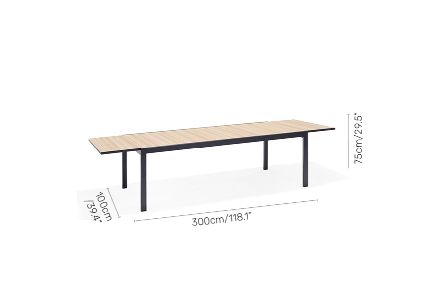 Panama Dark 9 Piece Extending Dining Set by LifestyleGarden US - product image 4 for Resin Society