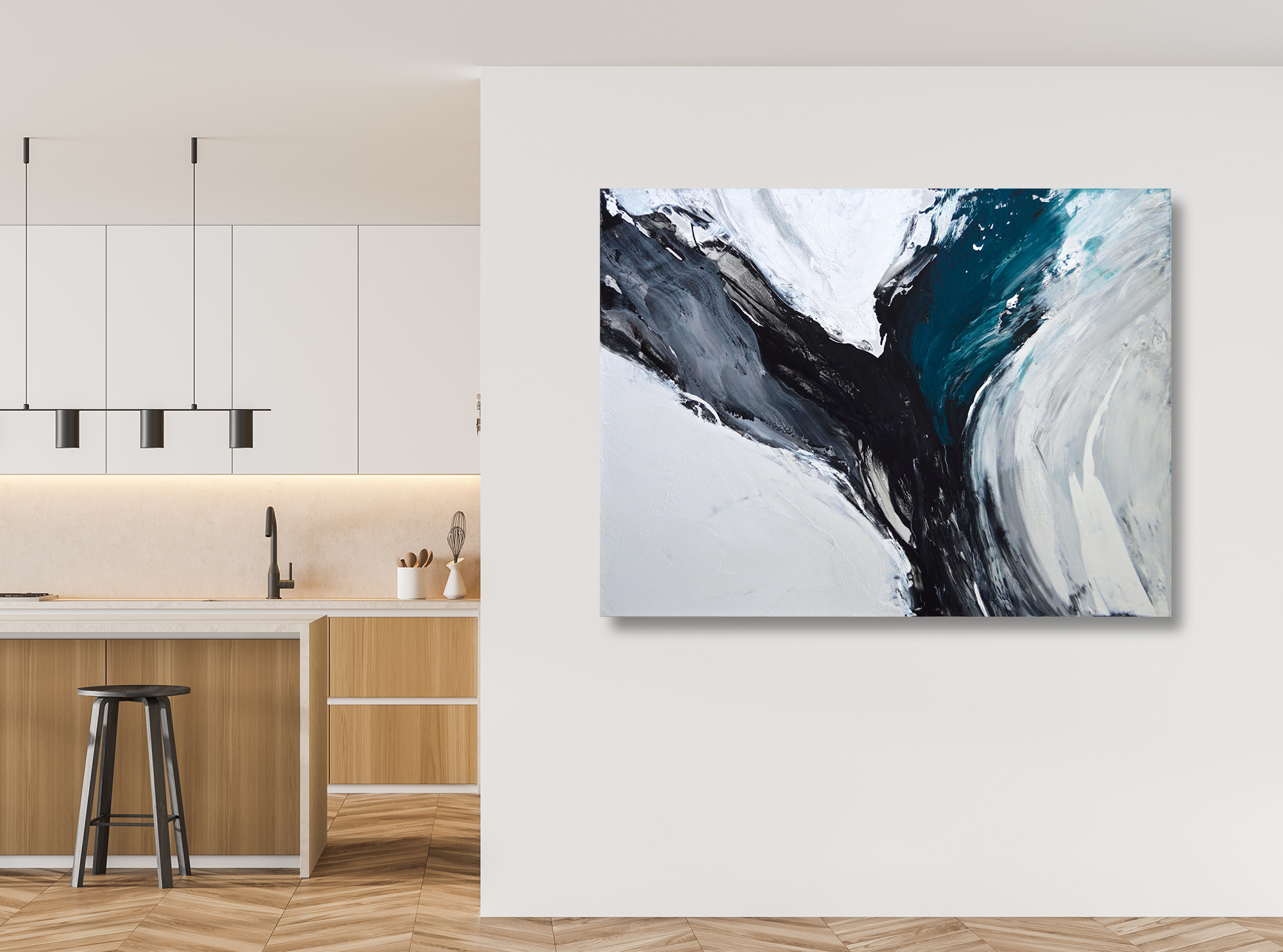 Diventare Uno Artist Enhanced Canvas Print by John Beard Collection - product image 4 for Resin Society