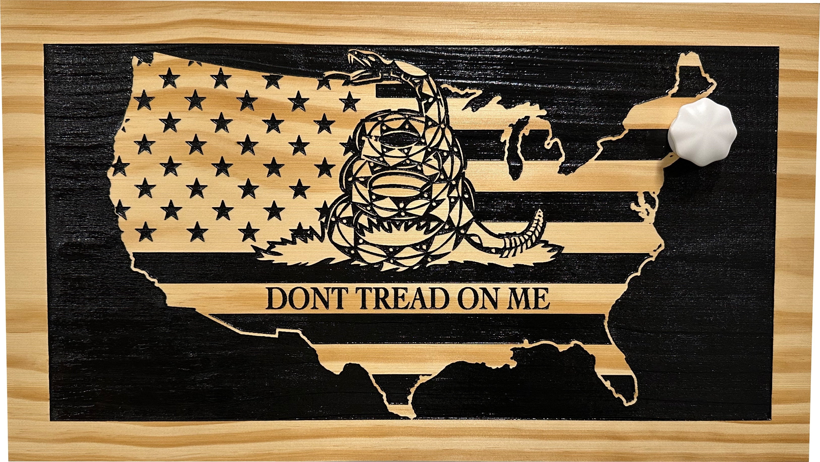 Dont Tread on Me Concealment Shelf by Bellewood Designs - product image 11 for Resin Society