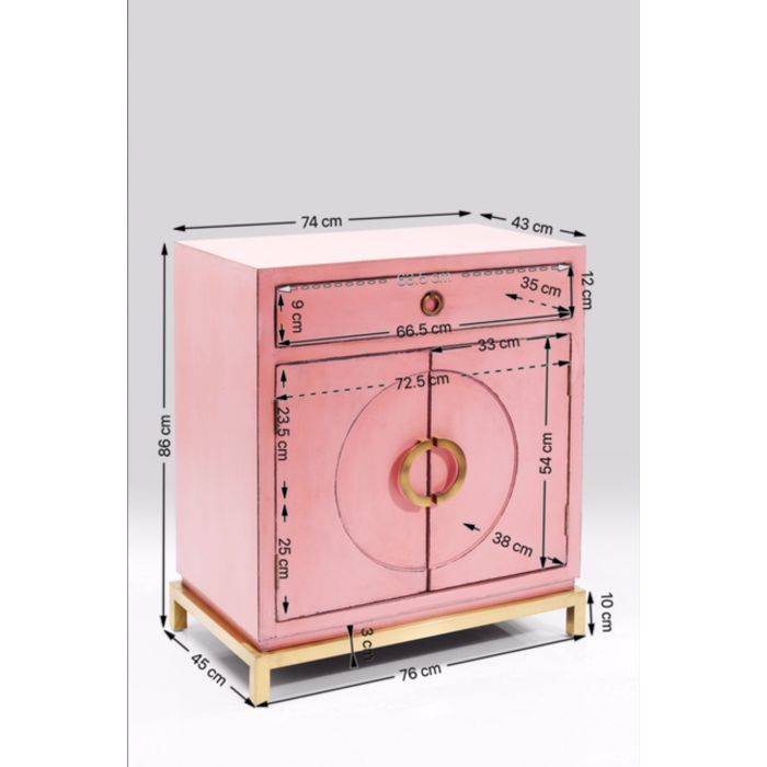 Dresser Disk Pink