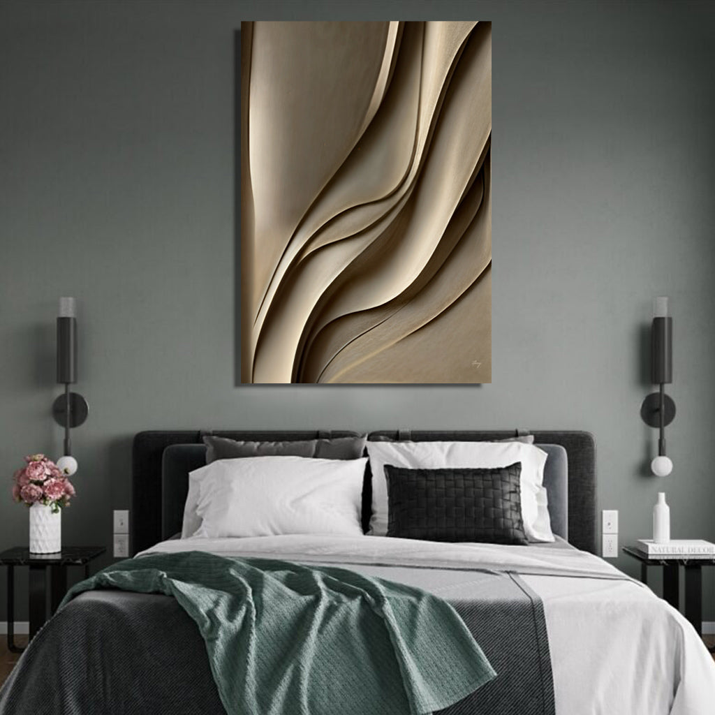 Canvas Print: "Drifted Elegance" by Tailored Canvases - main product image for Resin Society