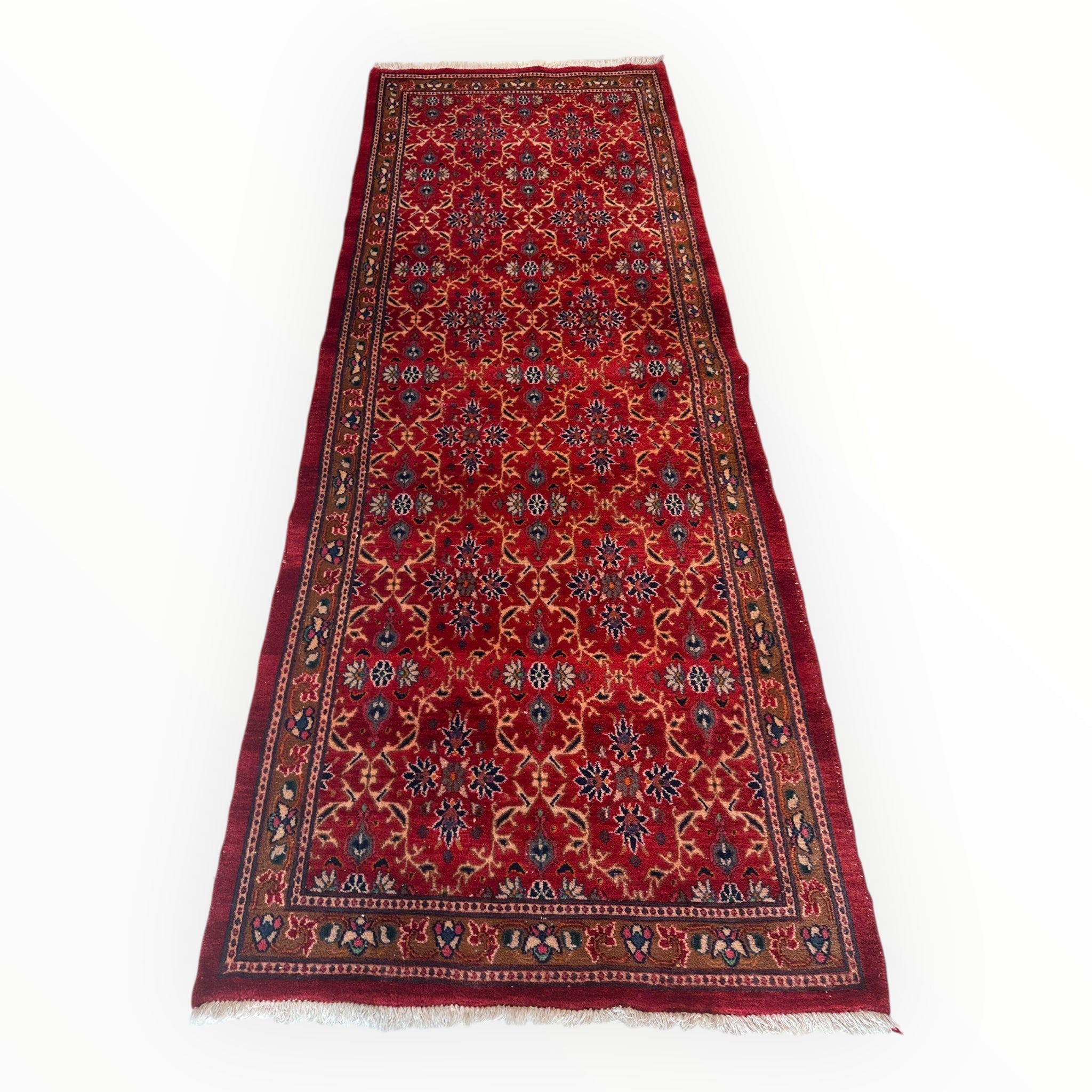 Vintage Mashhad Wool Runner – 3’3” x 8’4” – 1970s by Rugistan - product image 4 for Resin Society