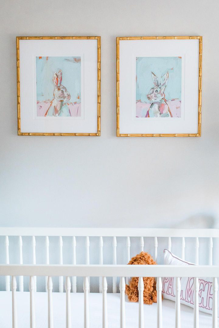 Bunny Girl Fine Art Print by Chelsea McShane Art