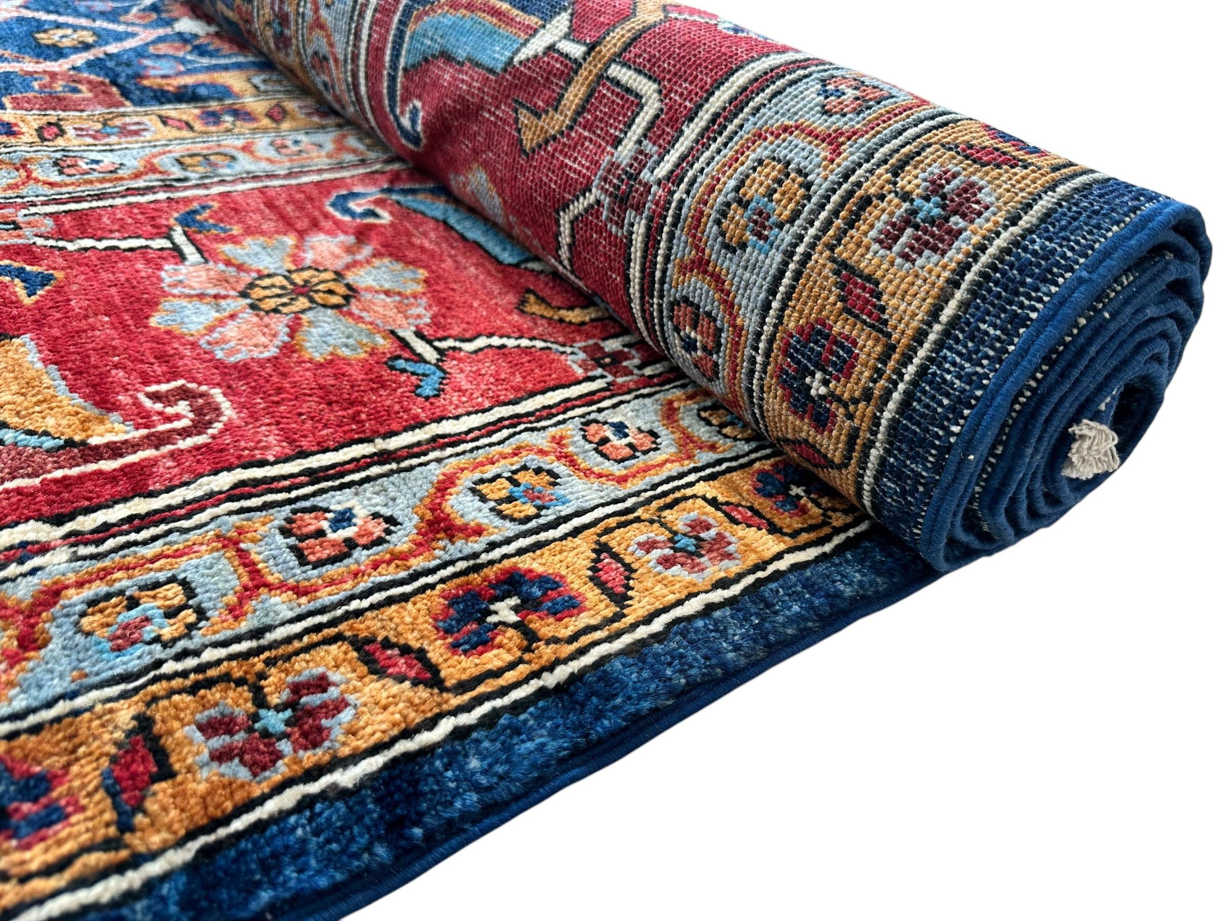 Hand-Knotted Afghani Bidjar Wool Rug – 9’x12’ – Intricate Geometric & by Rugistan - product image 14 for Resin Society