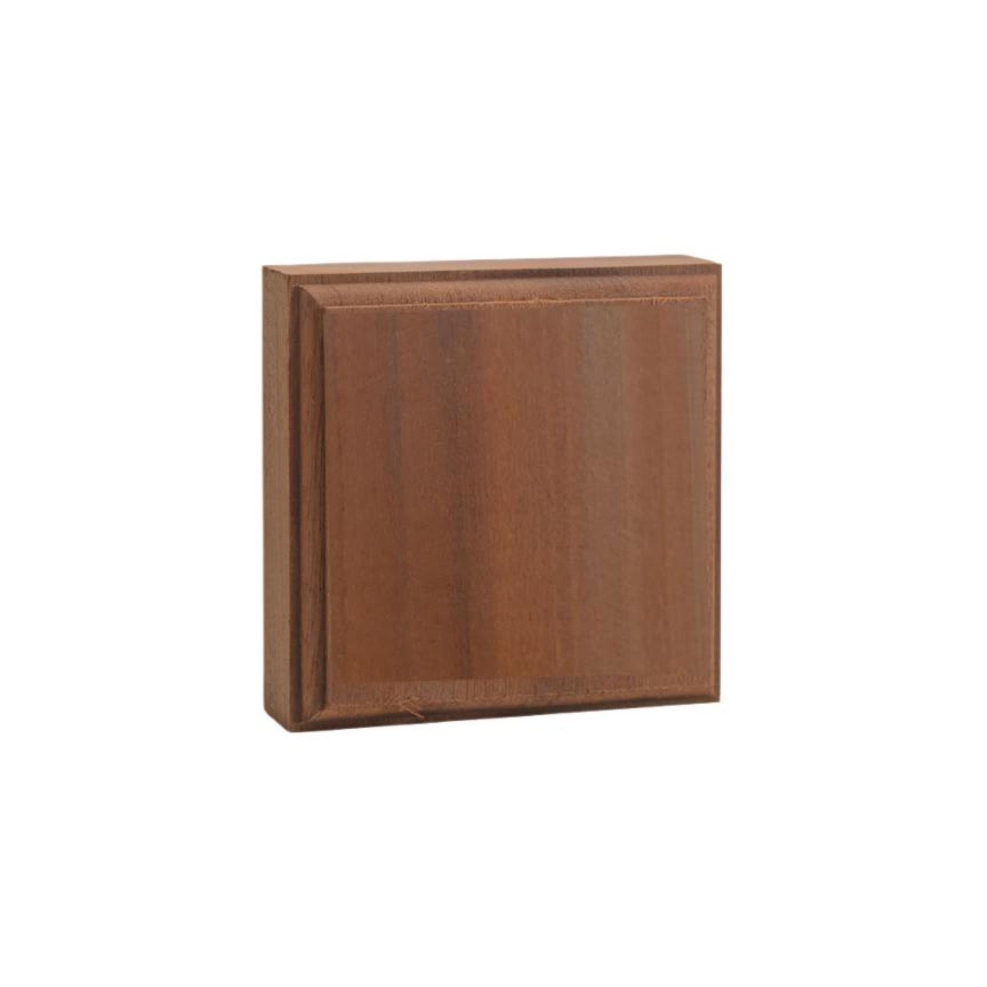 EWAP31 unfinished hardwood corner block 1 inch by 3 inch square