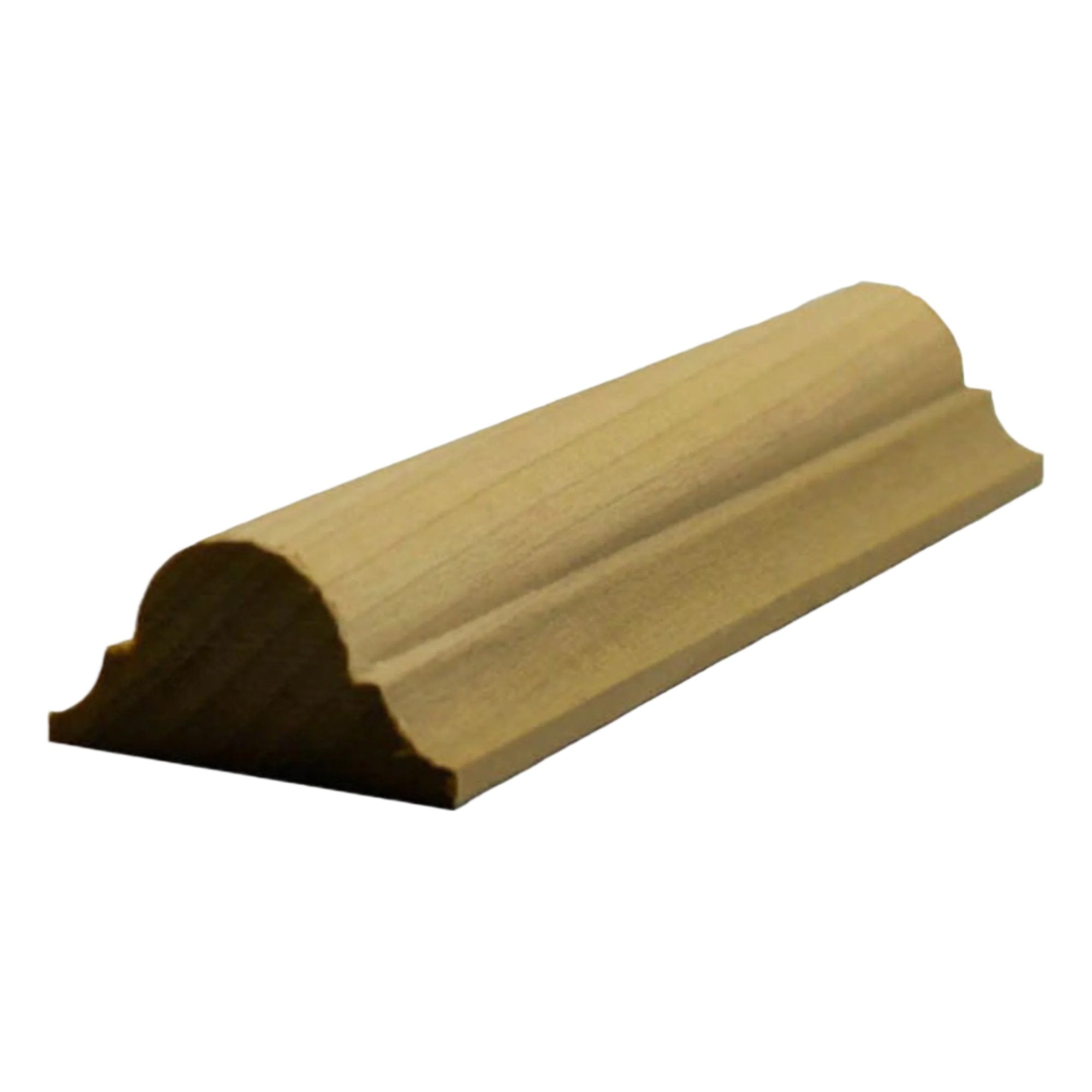 EWAS12 Astragal Moulding 1-3/8 inch wide by 11/16 inch trim in various hardwoods