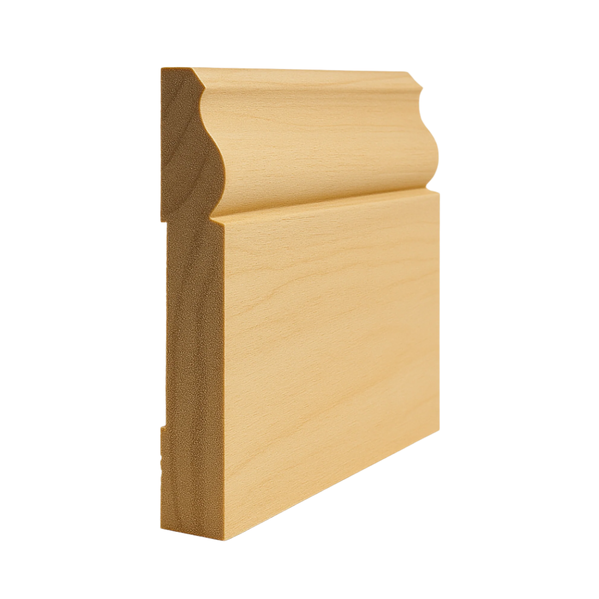 EWBB11 Colonial Baseboard 4 inch tall unfinished hardwood moulding in various wood species