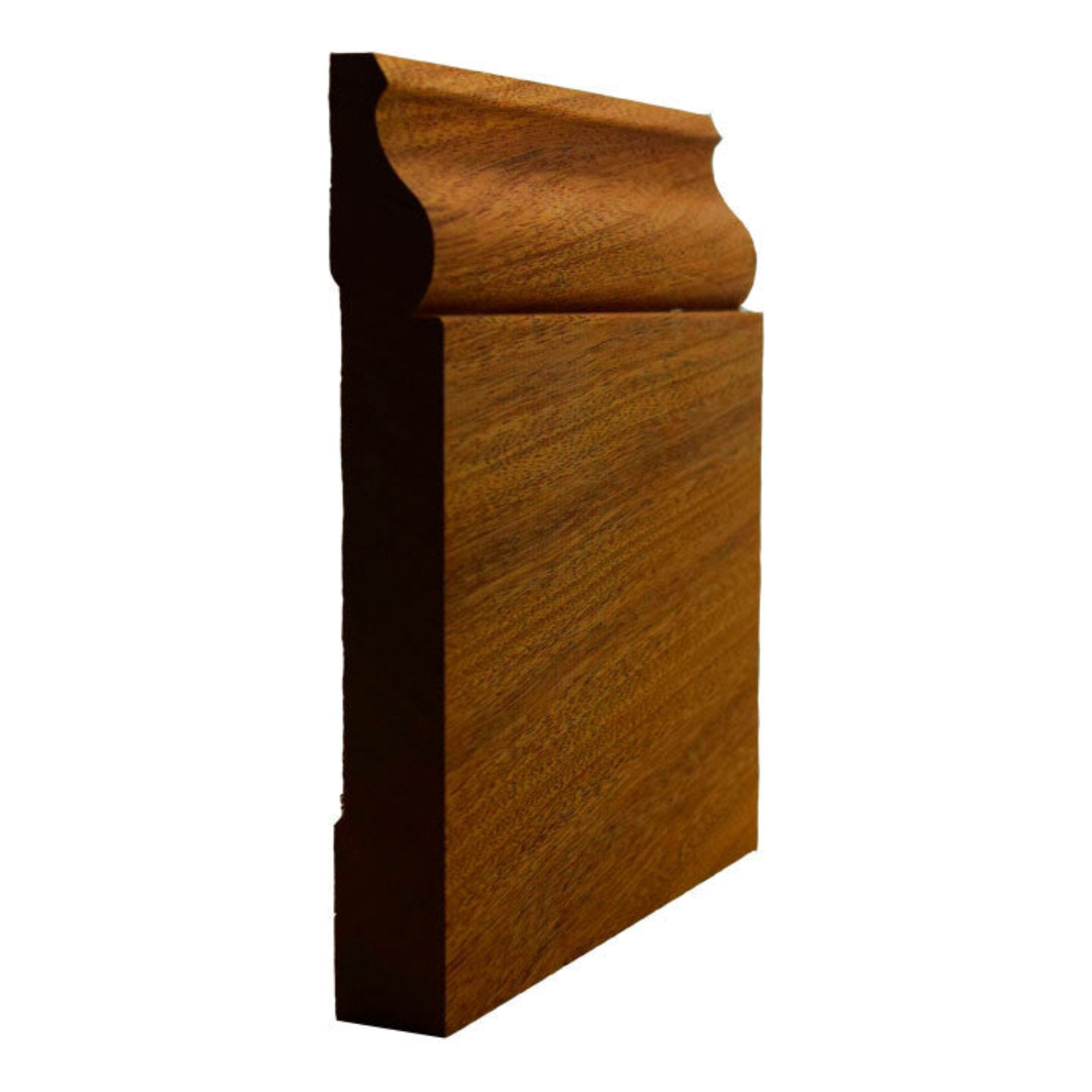 EWBB12 Colonial Baseboard 5-1/4 inch tall unfinished hardwood moulding in various wood species