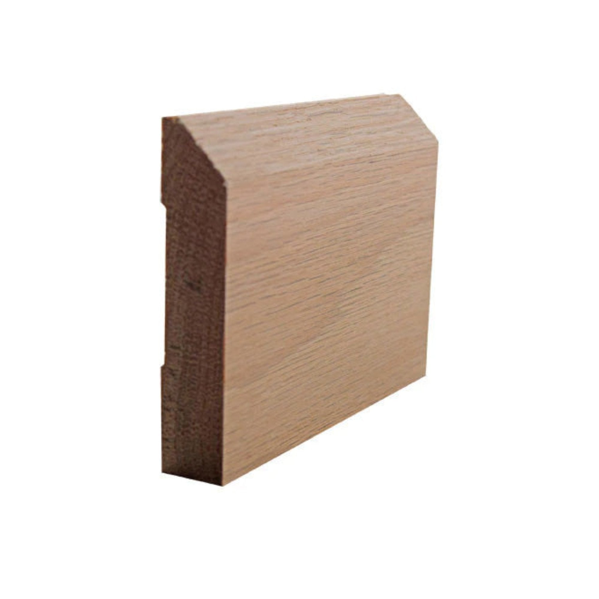 EWBB14 Beveled Edge Baseboard hardwood moulding unfinished in various wood types