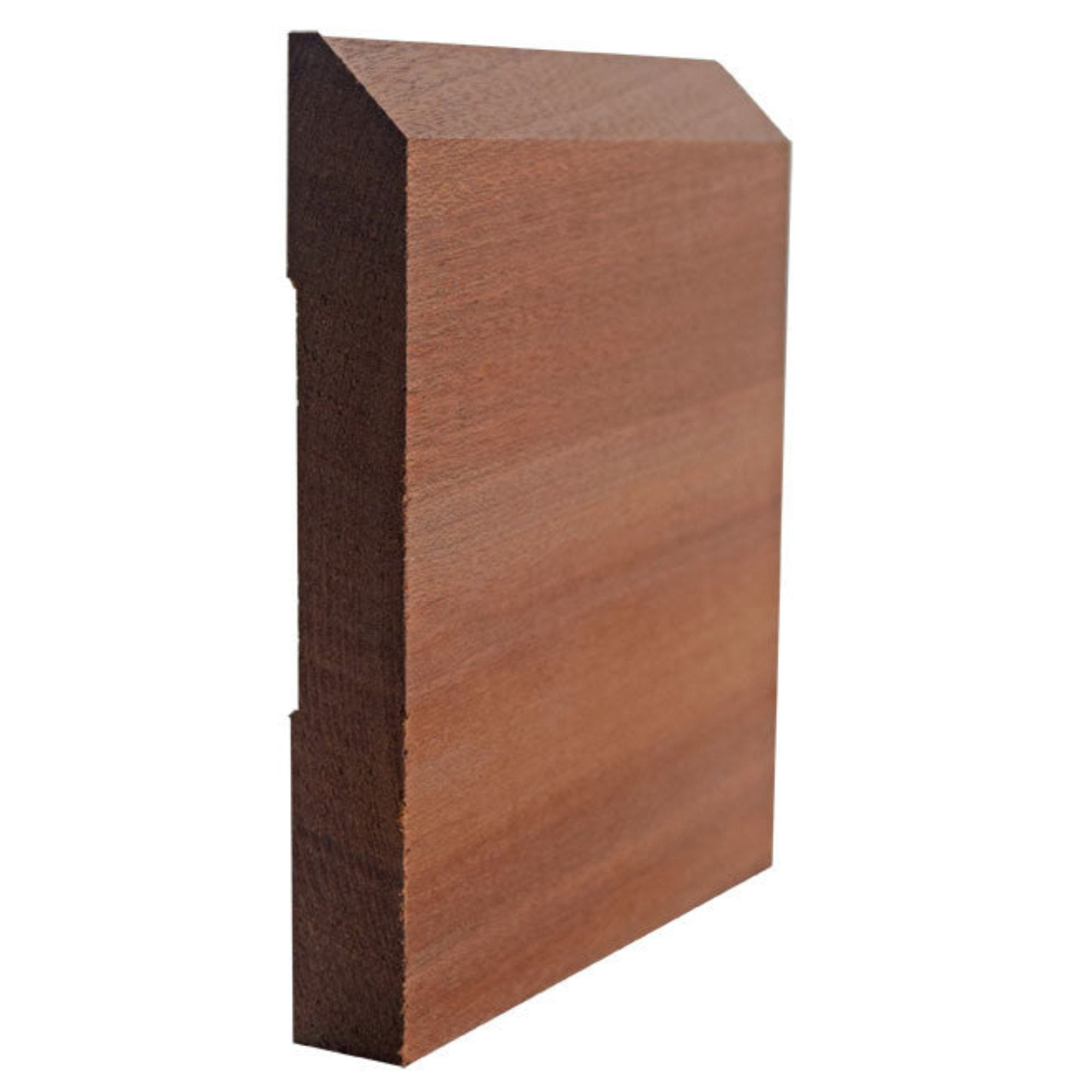 EWBB15 Beveled Edge Baseboard 5-1/4 inch tall unfinished solid hardwood moulding