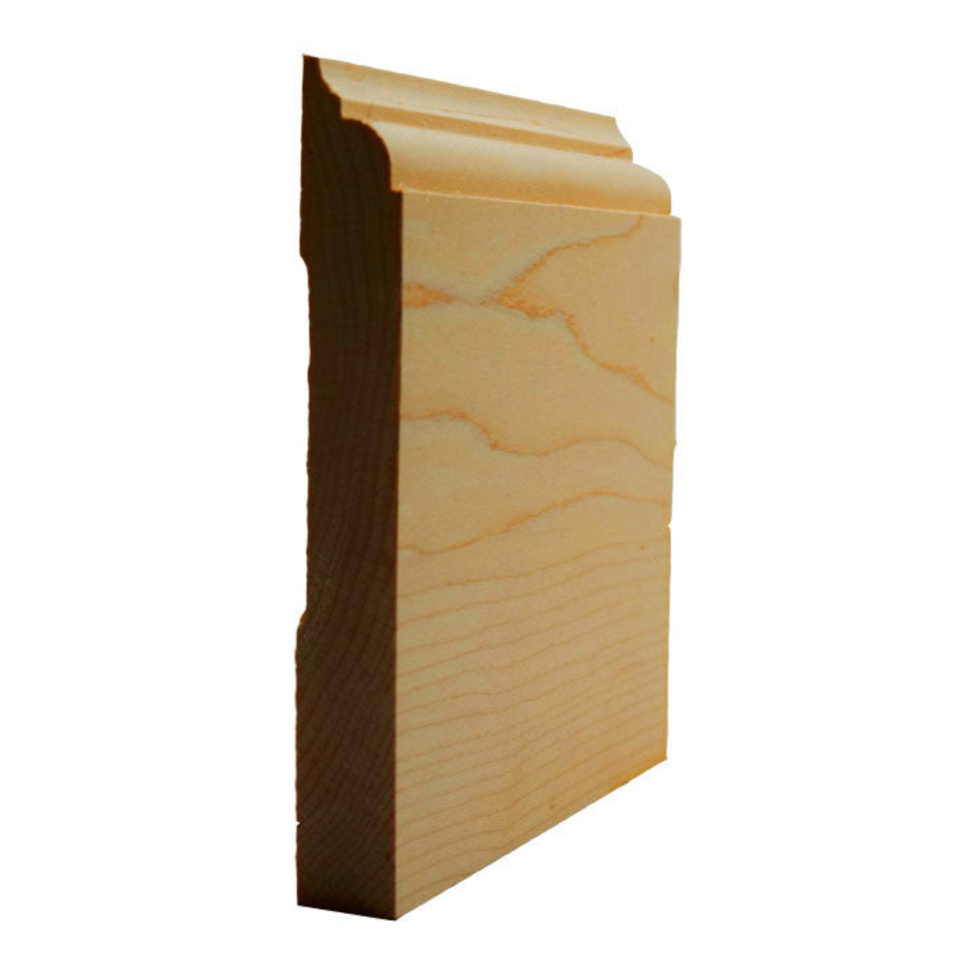 EWBB23 Nose & Cove Baseboard Moulding unfinished solid hardwood in various wood species
