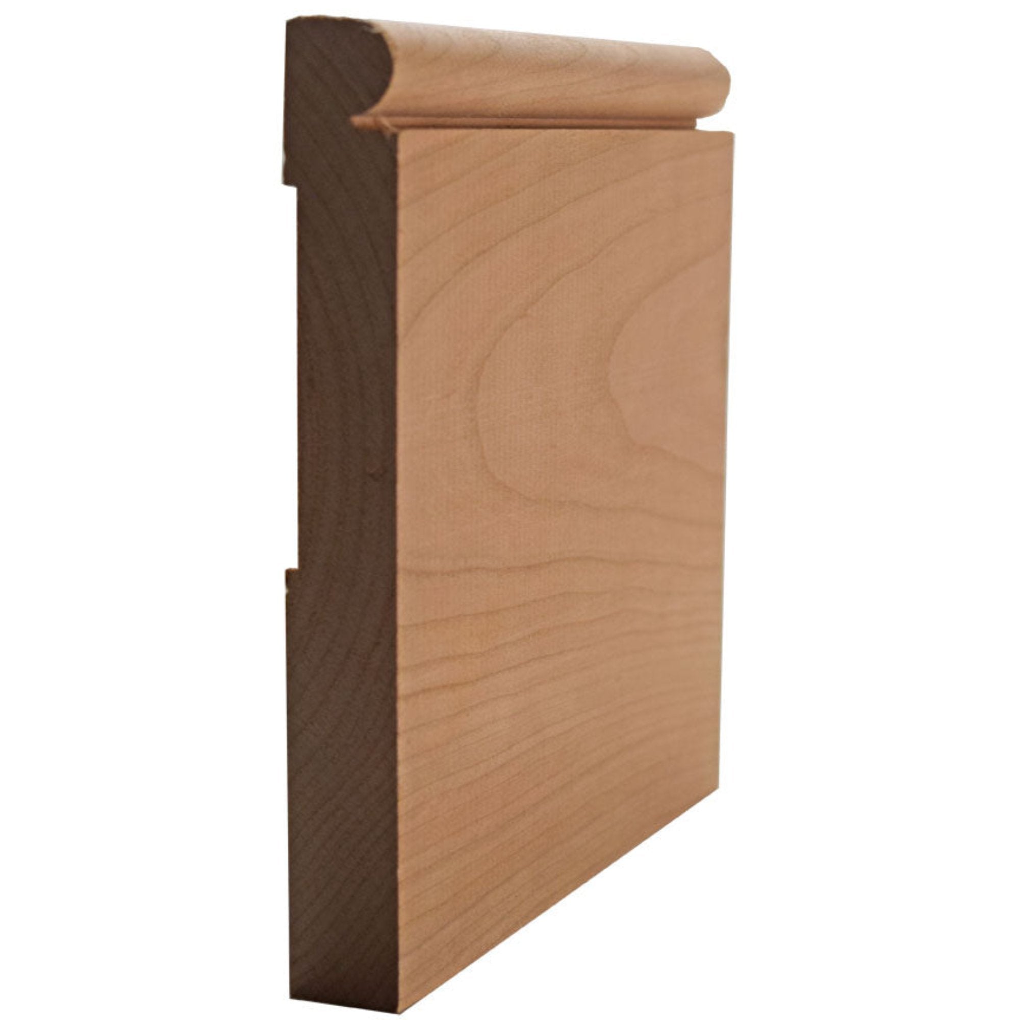 EWBB26 Beaded Baseboard Moulding in various hardwood finishes