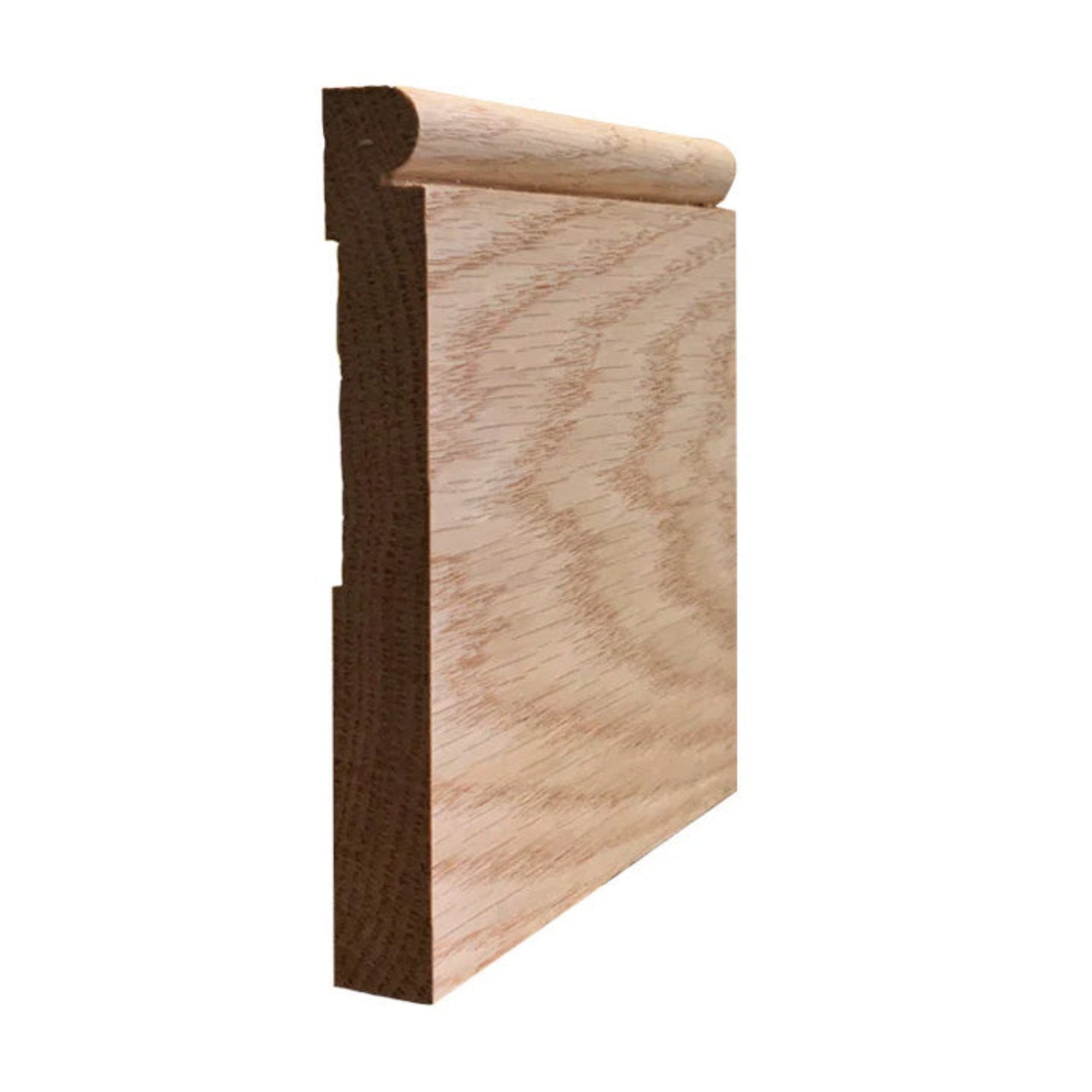 EWBB26 Beaded Baseboard Moulding in various hardwood finishes
