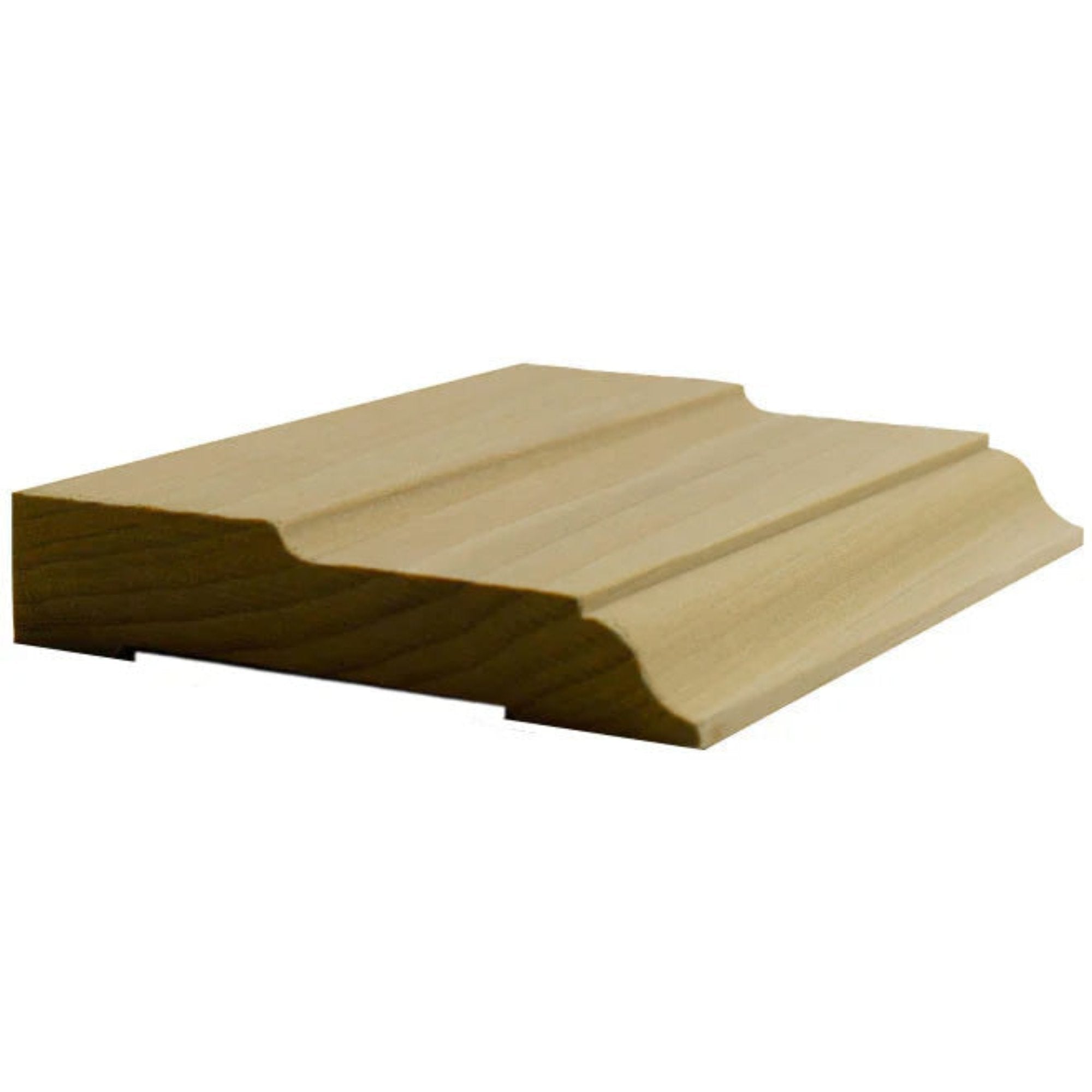 EWCA27 Colonial Casing 3-3/4 inch wide by 3/4 inch thick unfinished hardwood trim moulding
