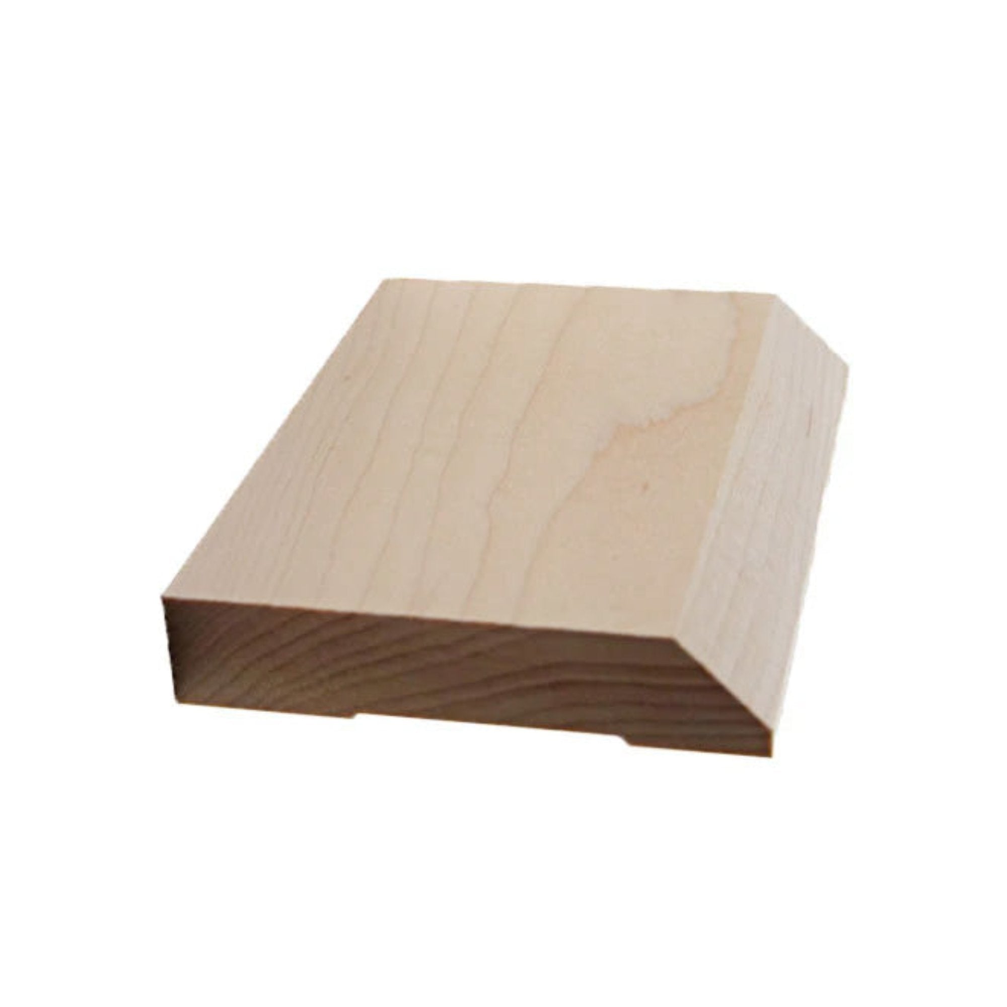 EWCA39 Beveled Hardwood Door and Window Casing Moulding in various wood types