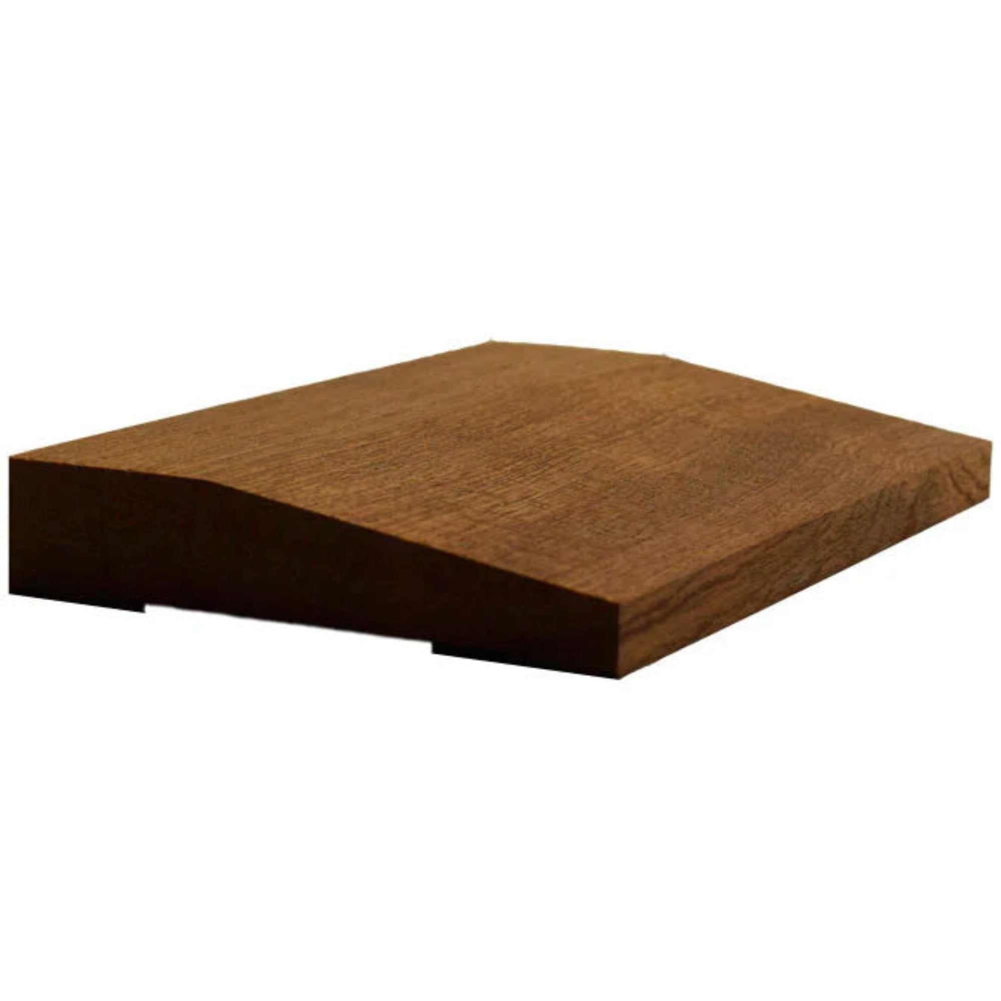 EWCA42 Contemporary 3-1/2 inch wide by 3/4 inch thick beveled hardwood casing trim in various wood species