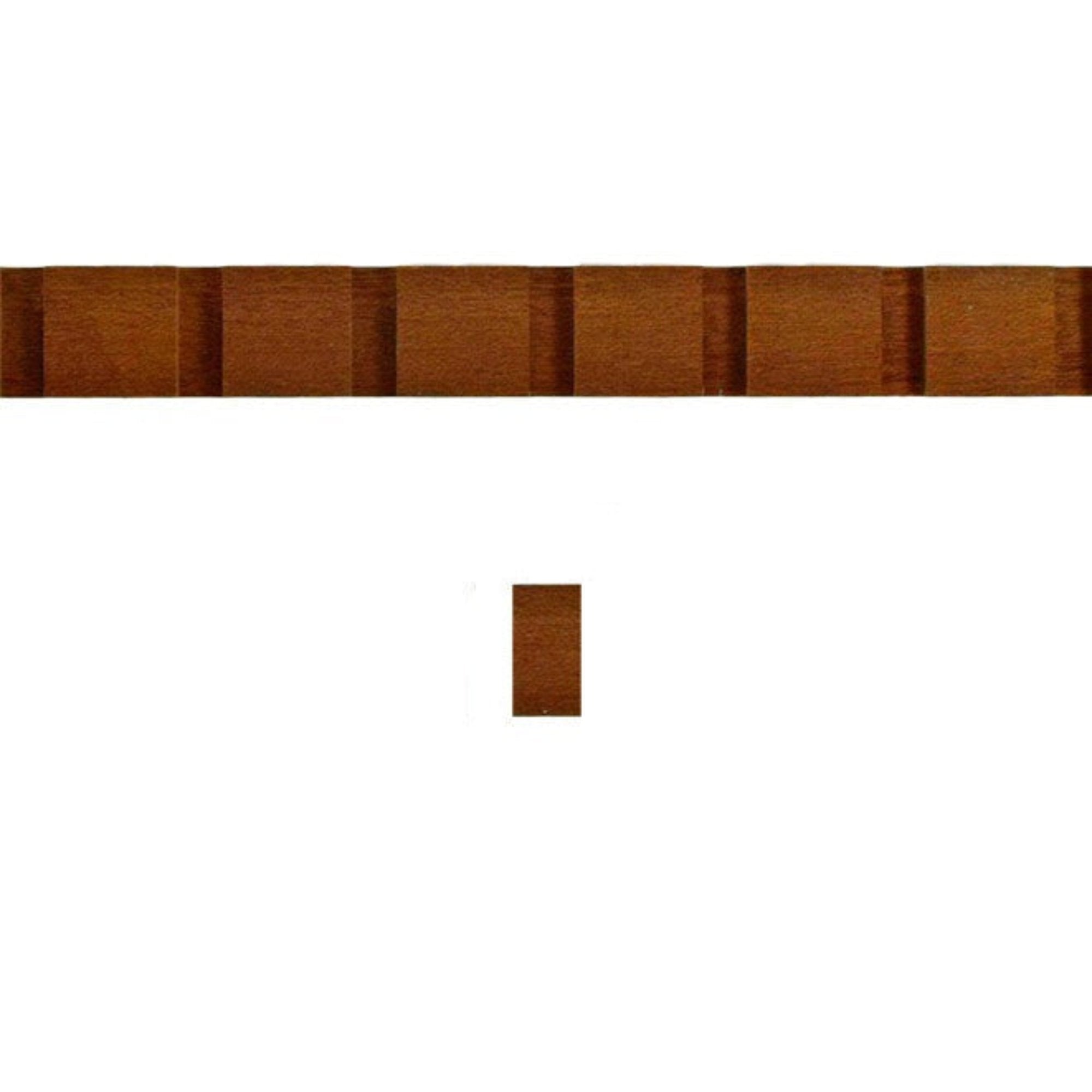 EWCD91 unfinished hardwood dentil moulding showing saw tooth profile