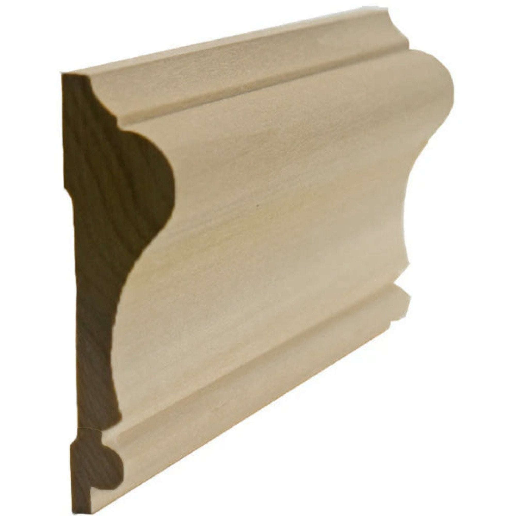 EWCH11 Colonial Chair Rail solid hardwood trim moulding unfinished