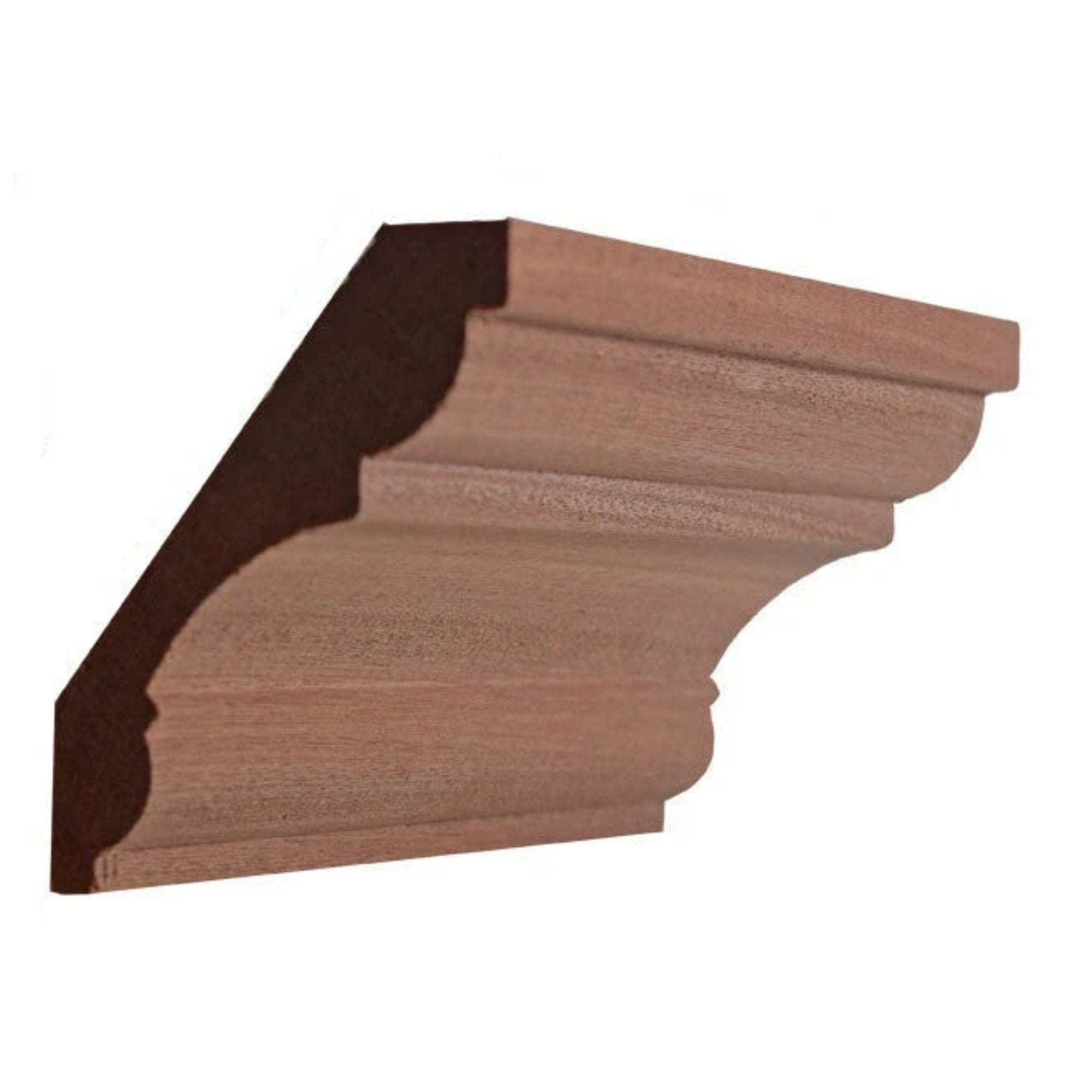 EWCR20 unfinished solid hardwood crown molding 3/4 inch thick by 3-5/8 inch wide