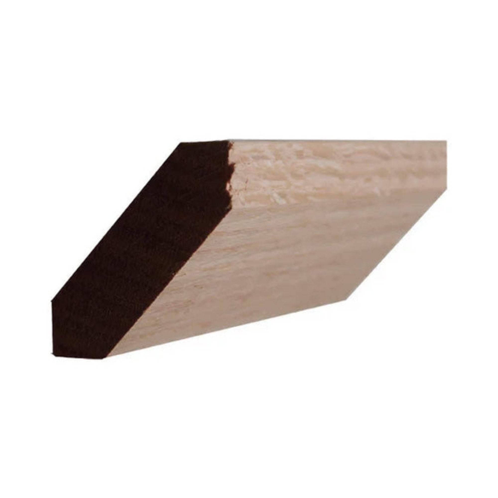 EWCR37 unfinished hardwood crown molding in shaker style