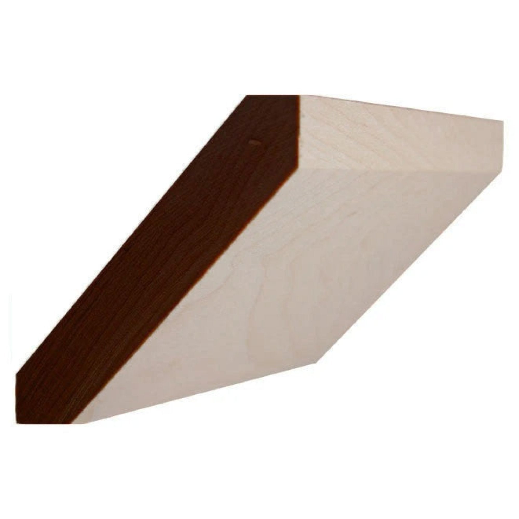 EWCR38 unfinished solid hardwood crown molding, shaker style