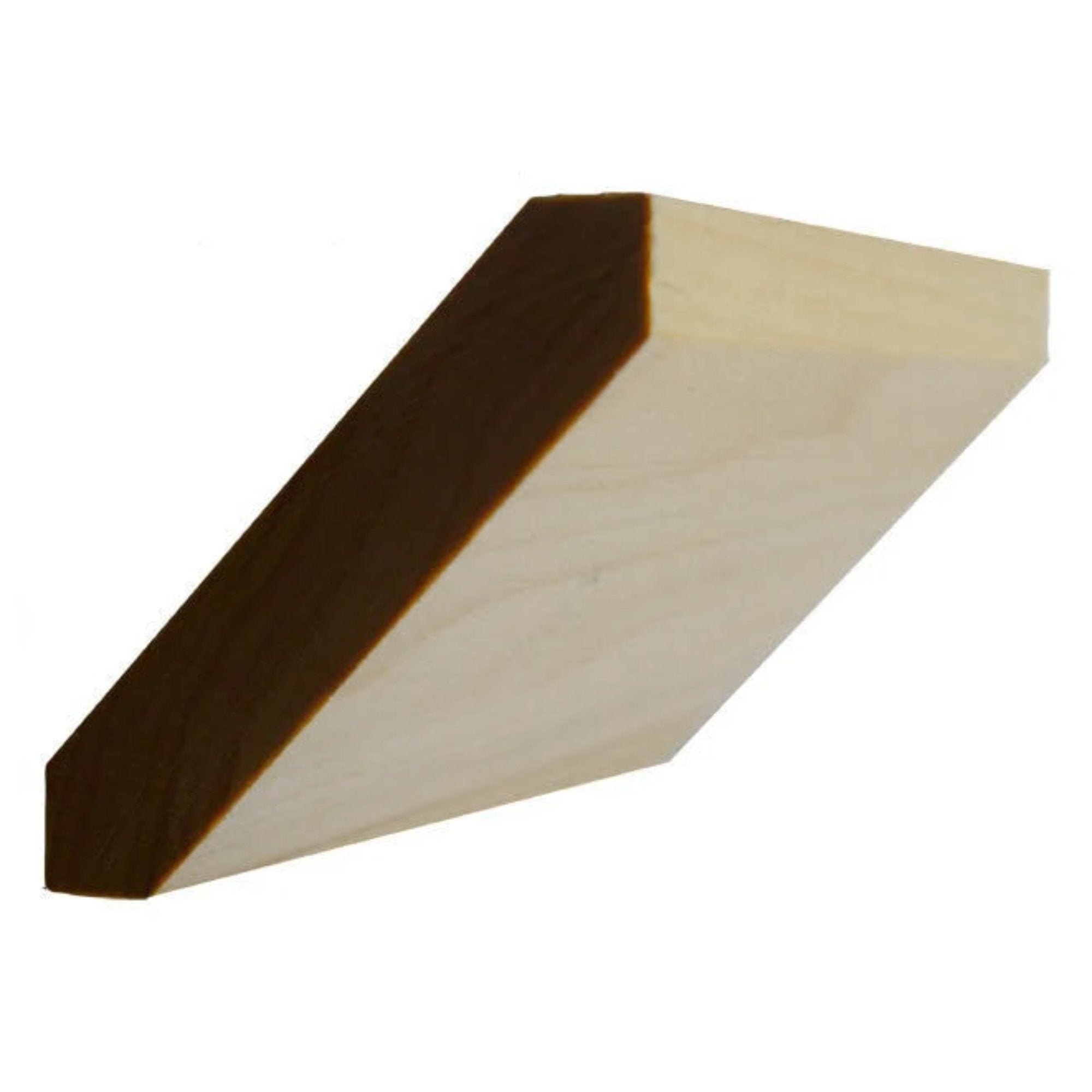 EWCR38 unfinished solid hardwood crown molding, shaker style