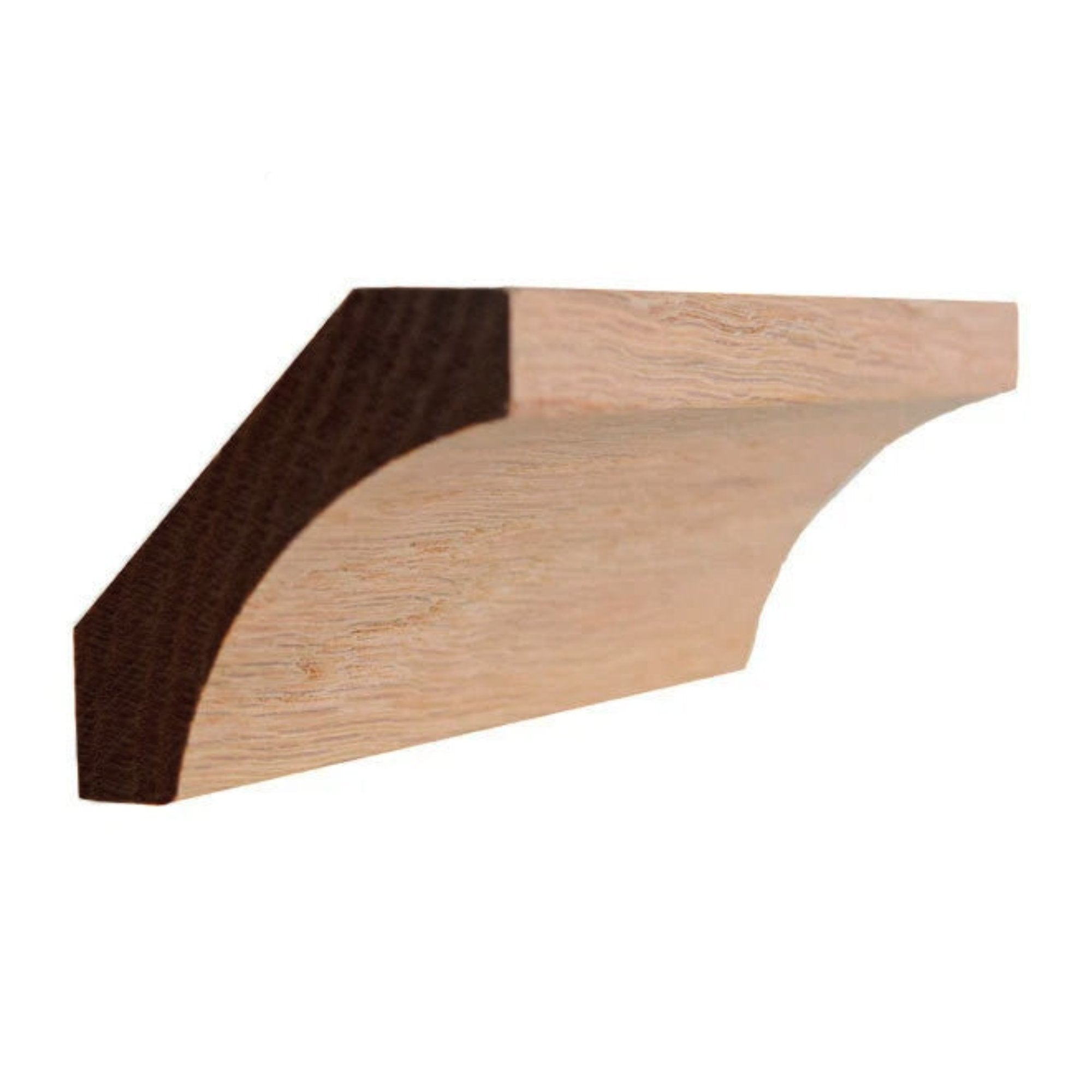 EWCR39 Cove Crown unfinished hardwood molding in various wood types