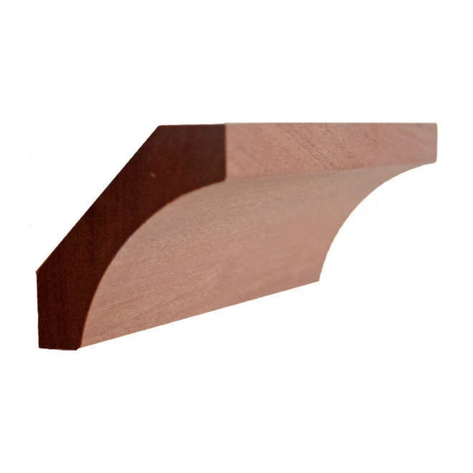 EWCR39 Cove Crown unfinished hardwood molding in various wood types