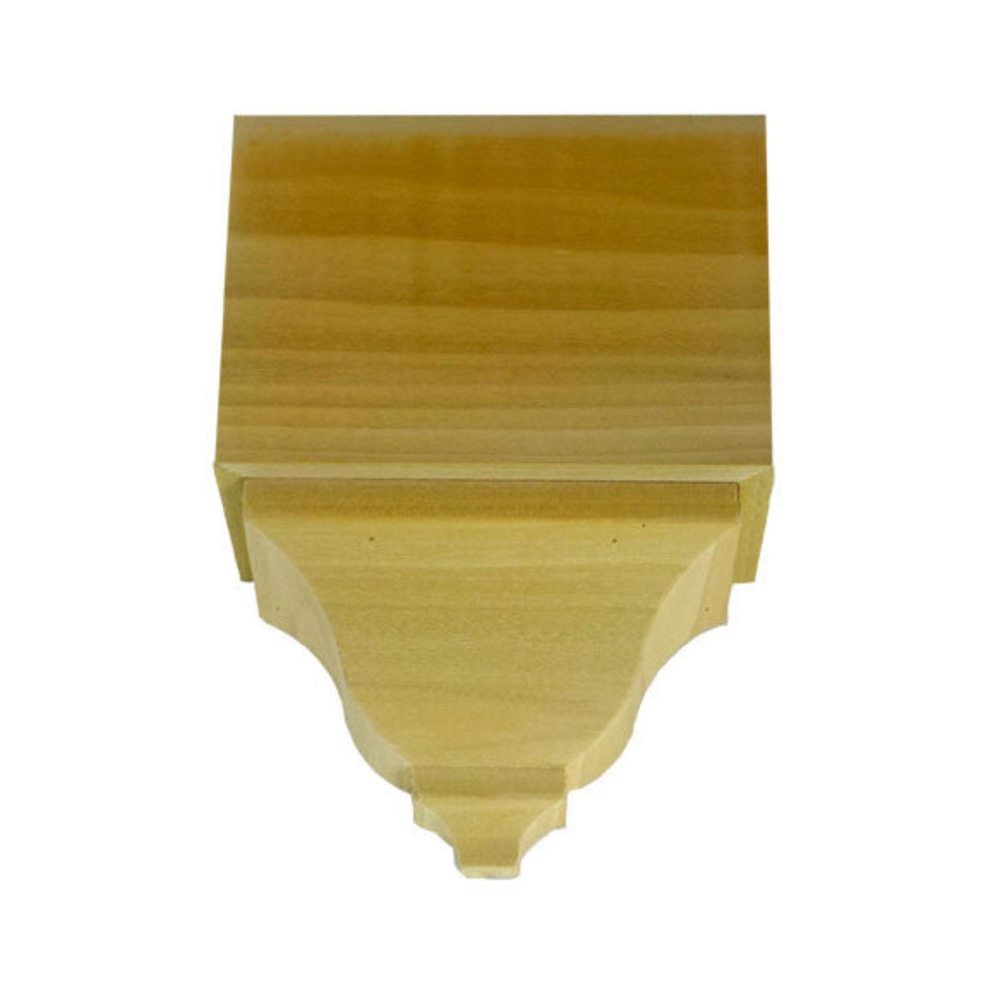 EWCR62 unfinished hardwood crown block molding in various wood types