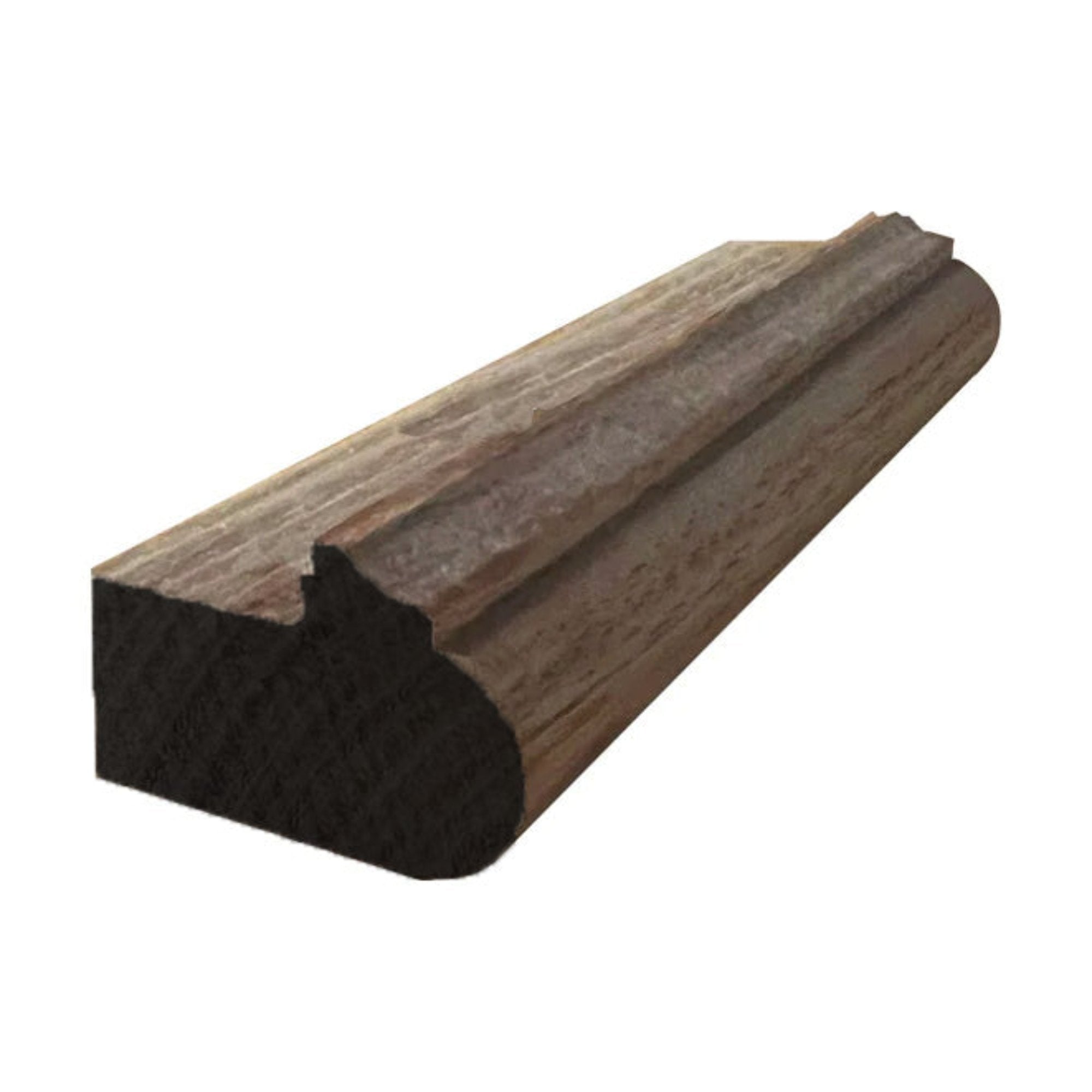 EWLR12 unfinished kitchen cabinet light rail molding in various hardwood species