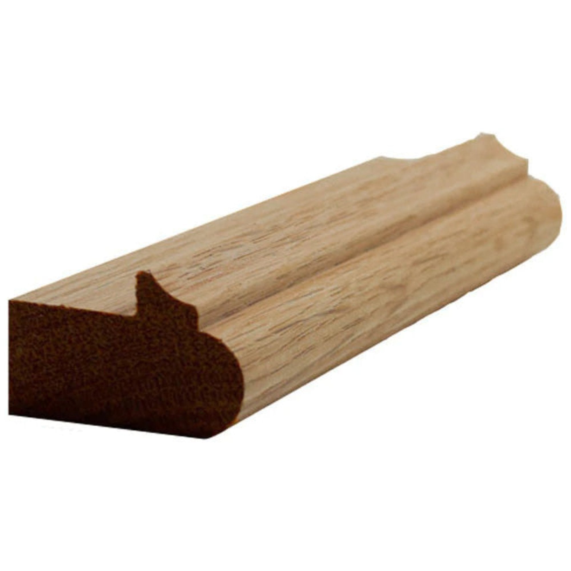EWLR12 unfinished kitchen cabinet light rail molding in various hardwood species