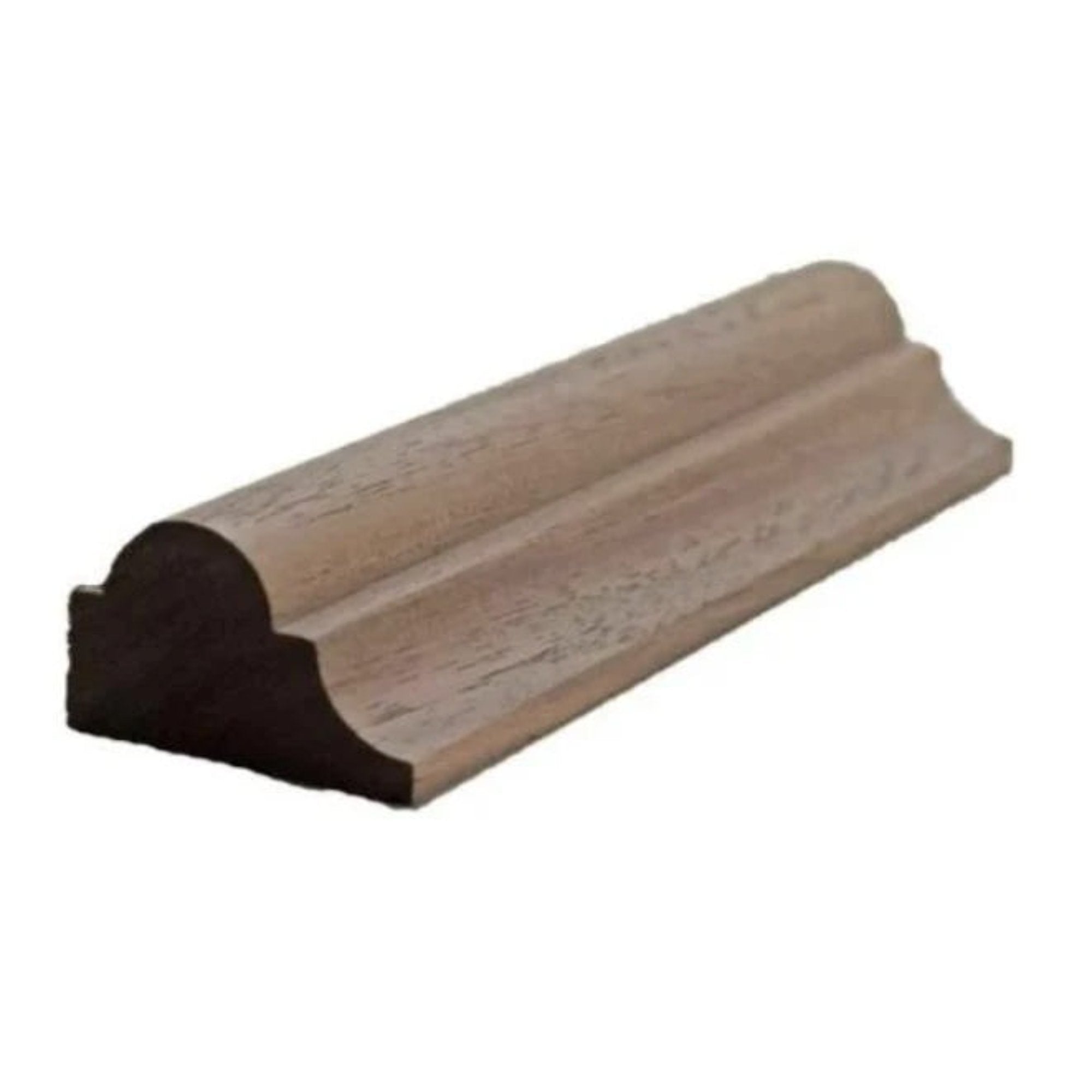 EWPM23 unfinished nose and cove panel molding 1-1/4 inch wide by 3/4 inch thick in various hardwood species