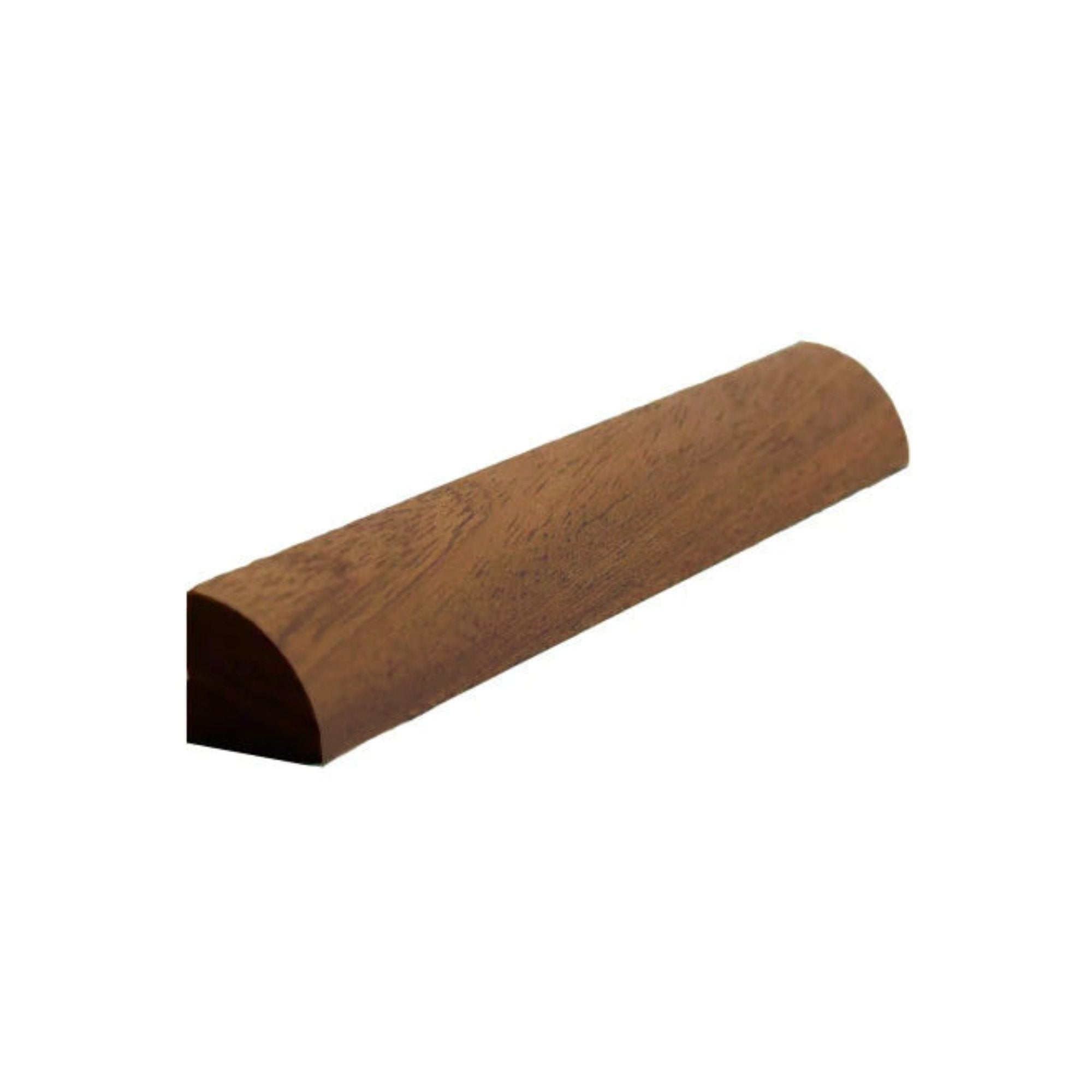 Unfinished quarter round hardwood molding trim 1/2 inch by 1/2 inch in various wood types