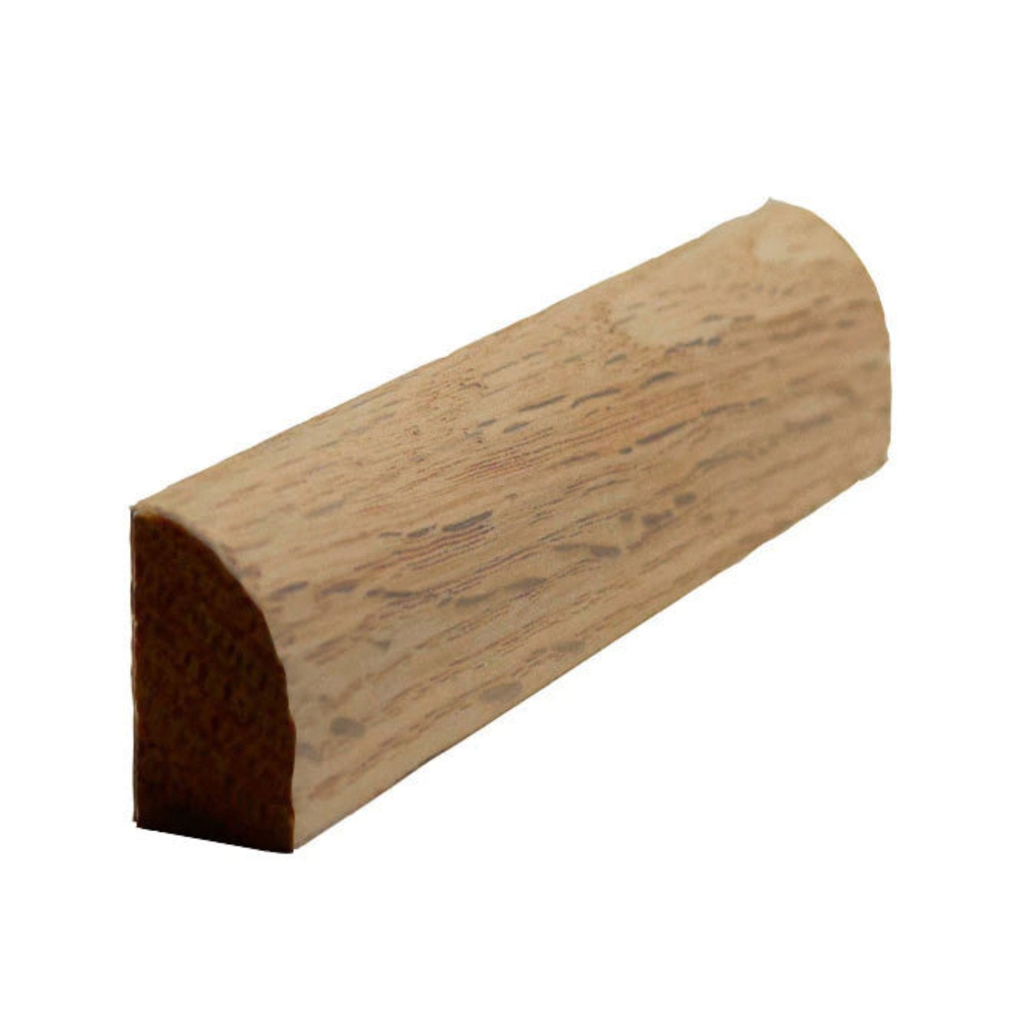 Unfinished quarter round hardwood molding trim 1/2 inch by 3/4 inch