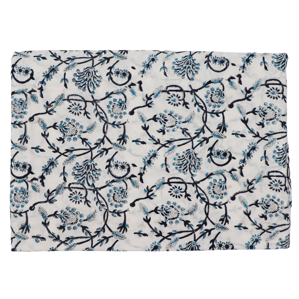 100% Organic Cotton - Eleanor Royal Blue Tablecloth by Ro'Table - product image 4 for Resin Society